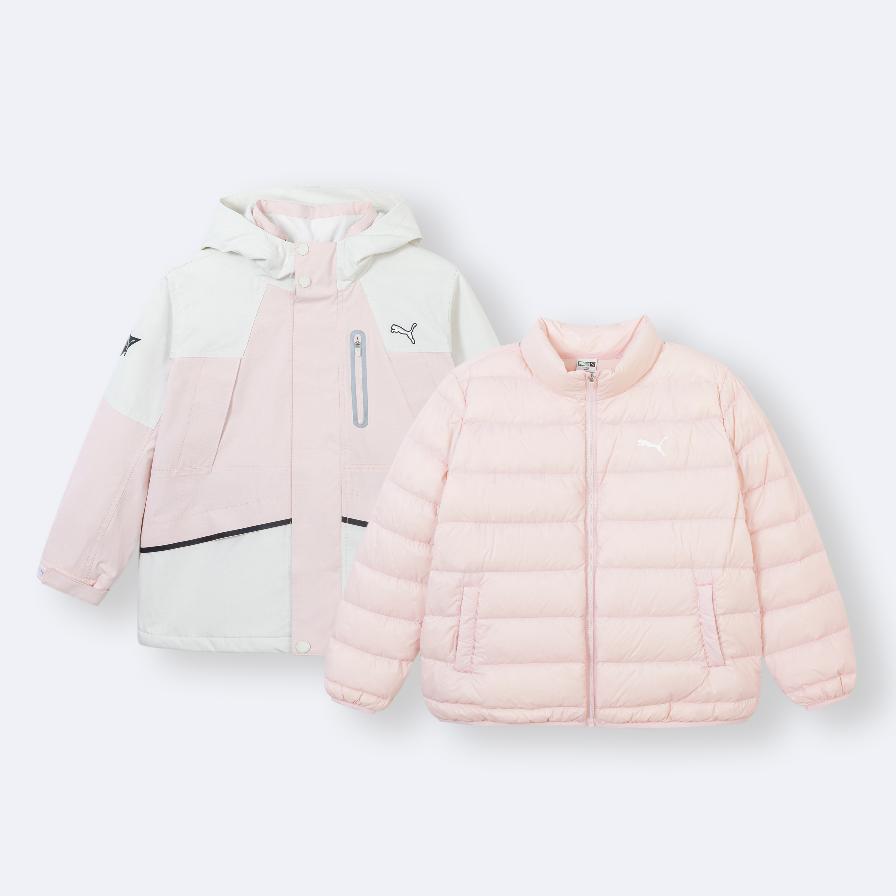 Детская куртка PUMA 3-in-1 Down Jacket (черная) — фото 3