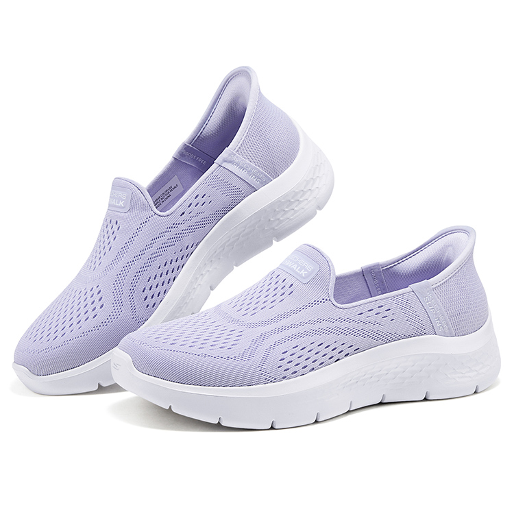Skechers Go Walk Fle Low top Casual Shoes Women’s Light Purple