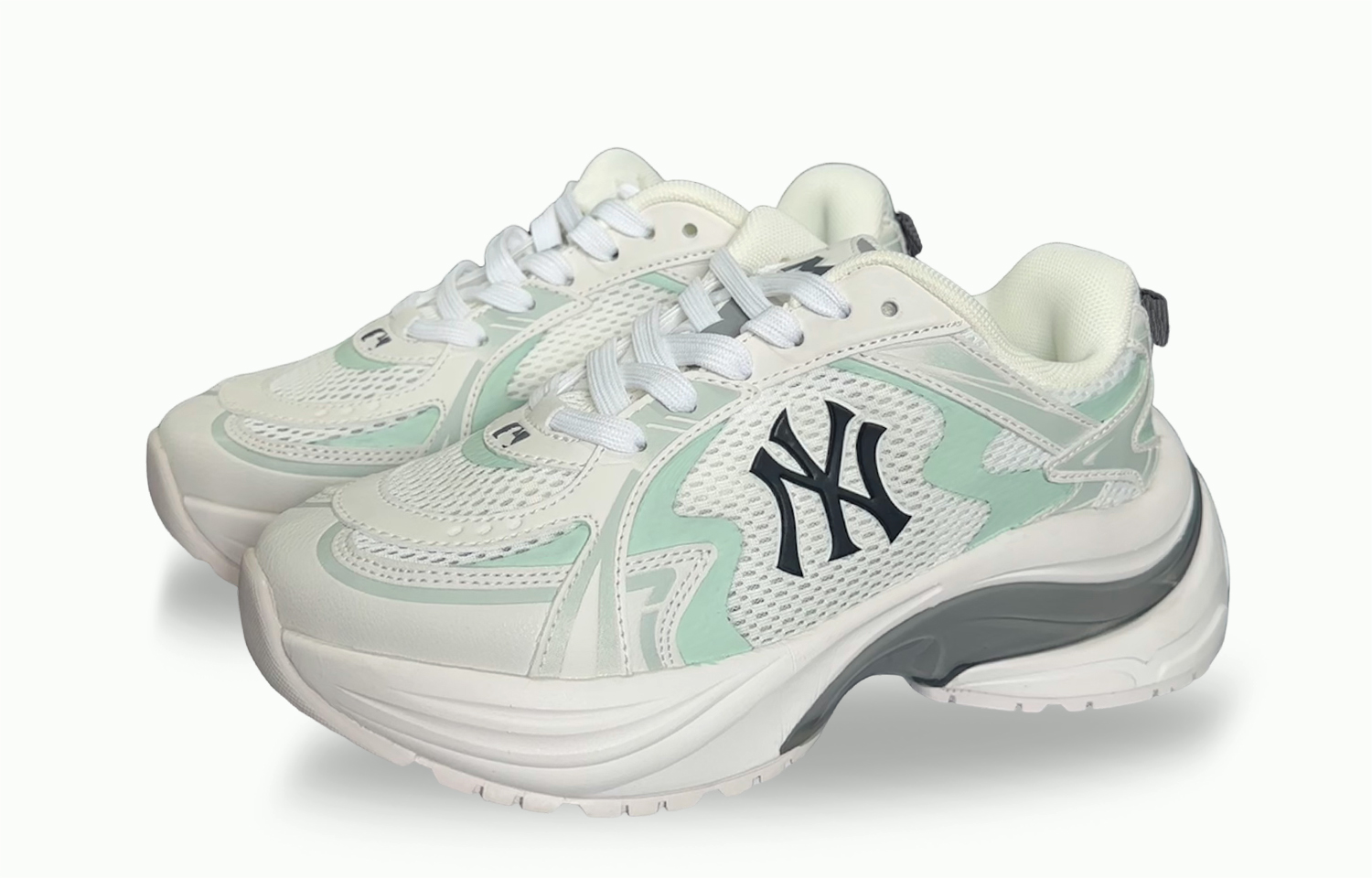 MLB New York Yankees Low top Running Shoes Unisex Emerald Green
