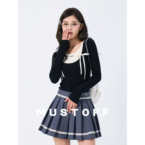 MUSTOFF Черные Женские Футболки