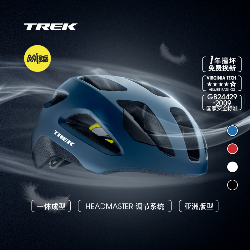 TREK Half Helmet Cycling Helmets Unisex Solstice Mips Asia Edition Highway Mountain Commute Bike Helmet
