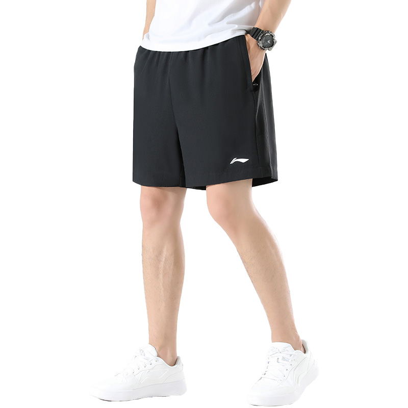 Li Ning Sports Shorts Unisex Black Moderate