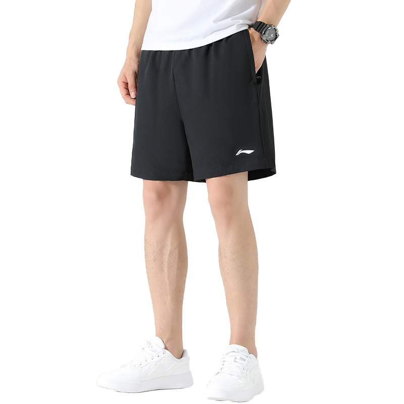 Li Ning Sports Shorts Unisex Black Moderate