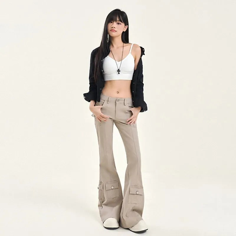 TUCANO Бежевые Женские Повседневные Штаны