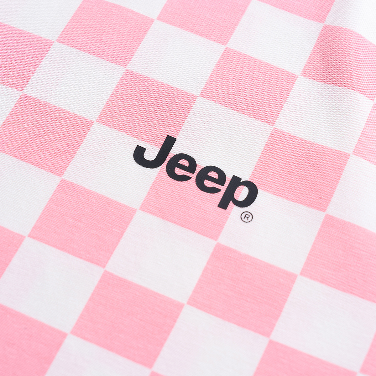 Женская футболка Jeep (розовая) — фото 5