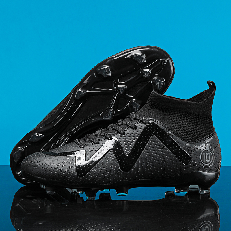 Sportful Soccer Shoes Unisex High Top Black/White/Aqua