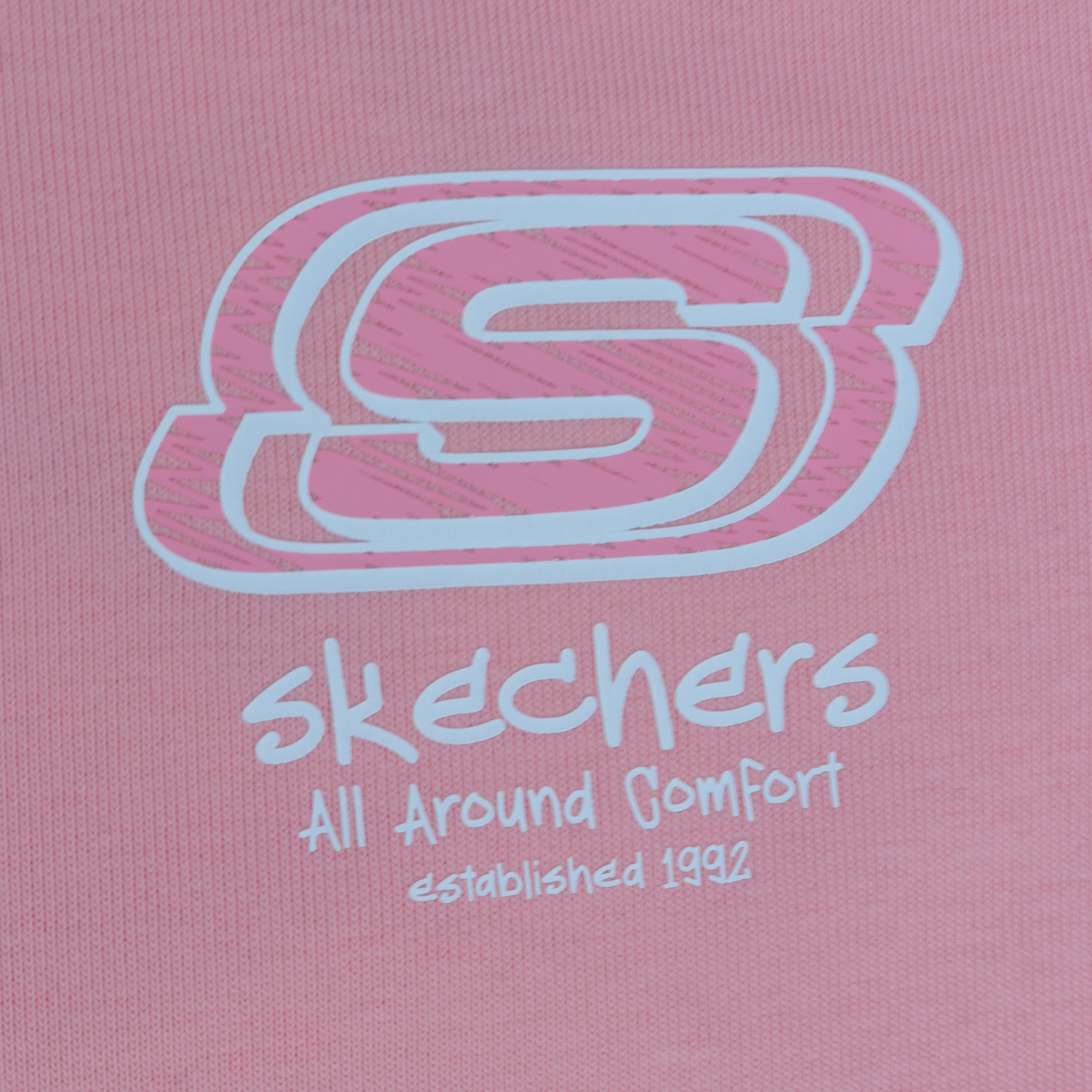 Женское худи Skechers Logo (розовое) — фото 4