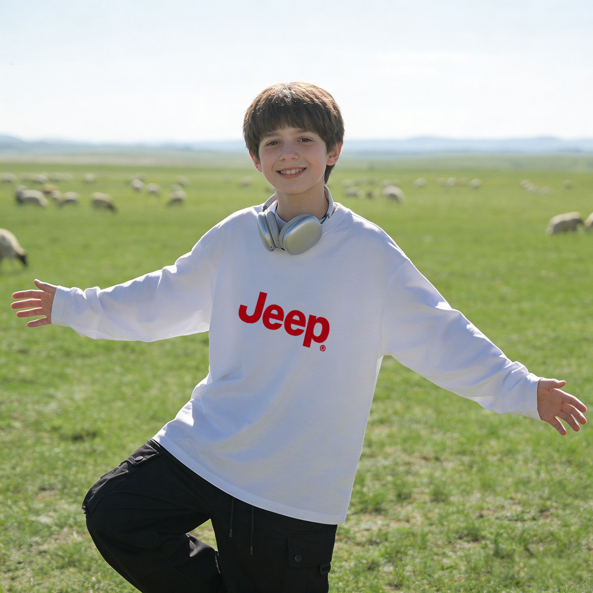 футболка Jeep JeepT (черная) — фото 9