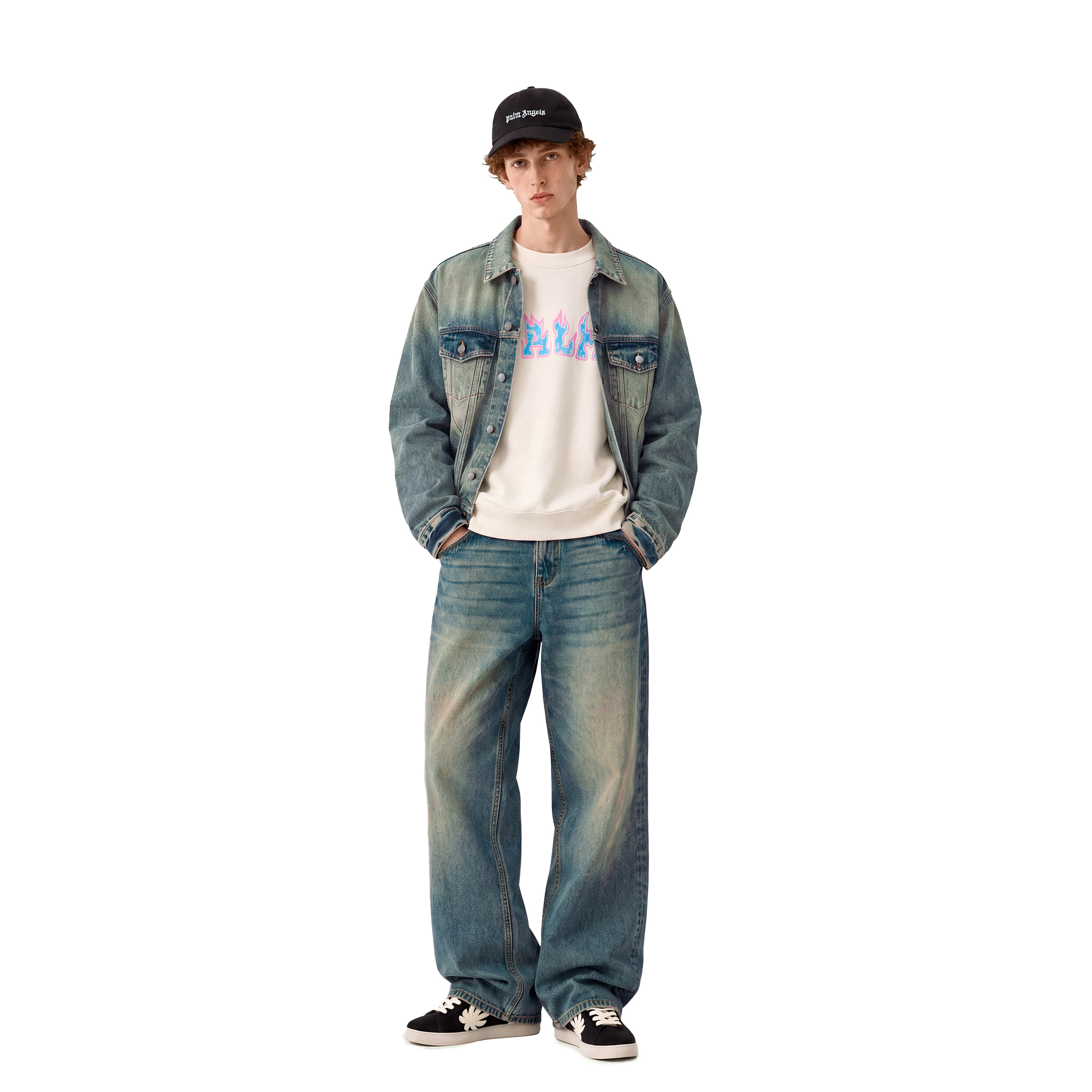 Куртка PALM ANGELS FW26 (голубая) — фото 5