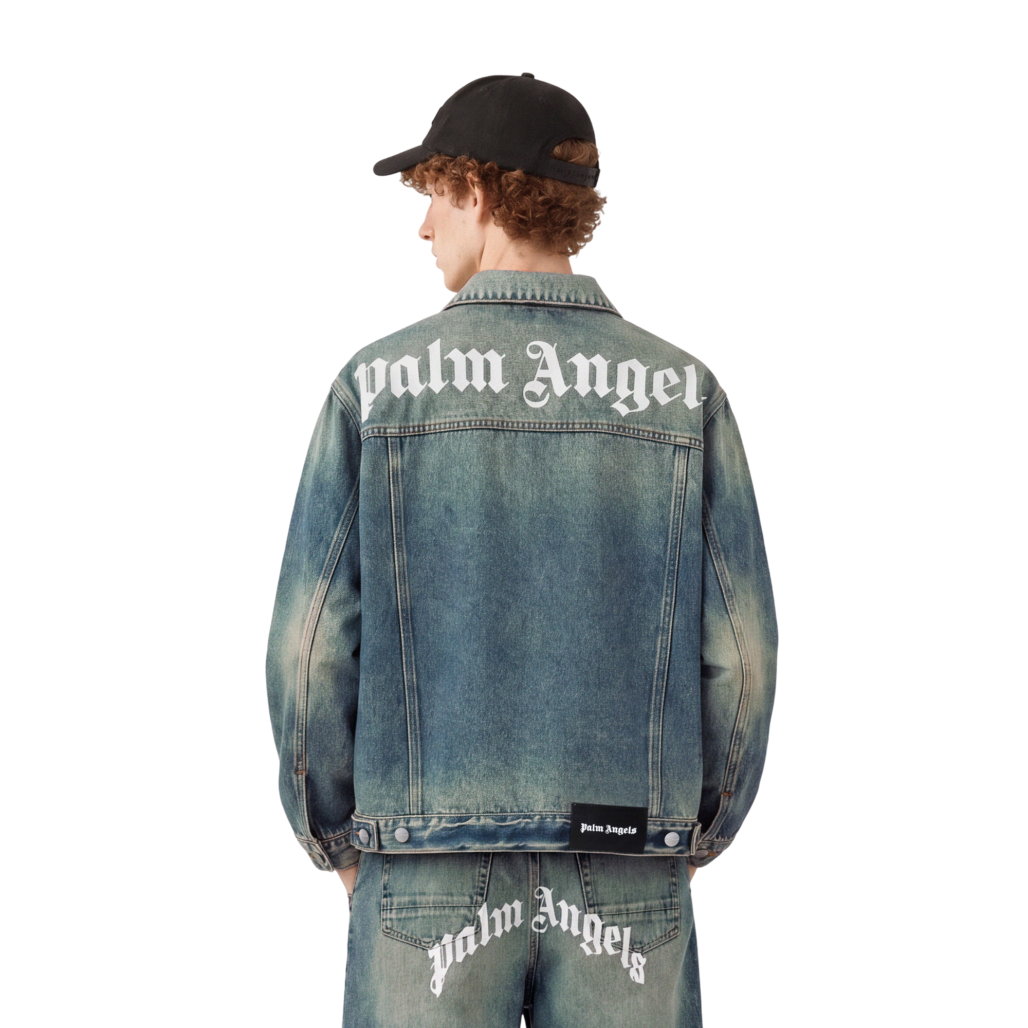 Куртка PALM ANGELS FW26 (голубая) — фото 4