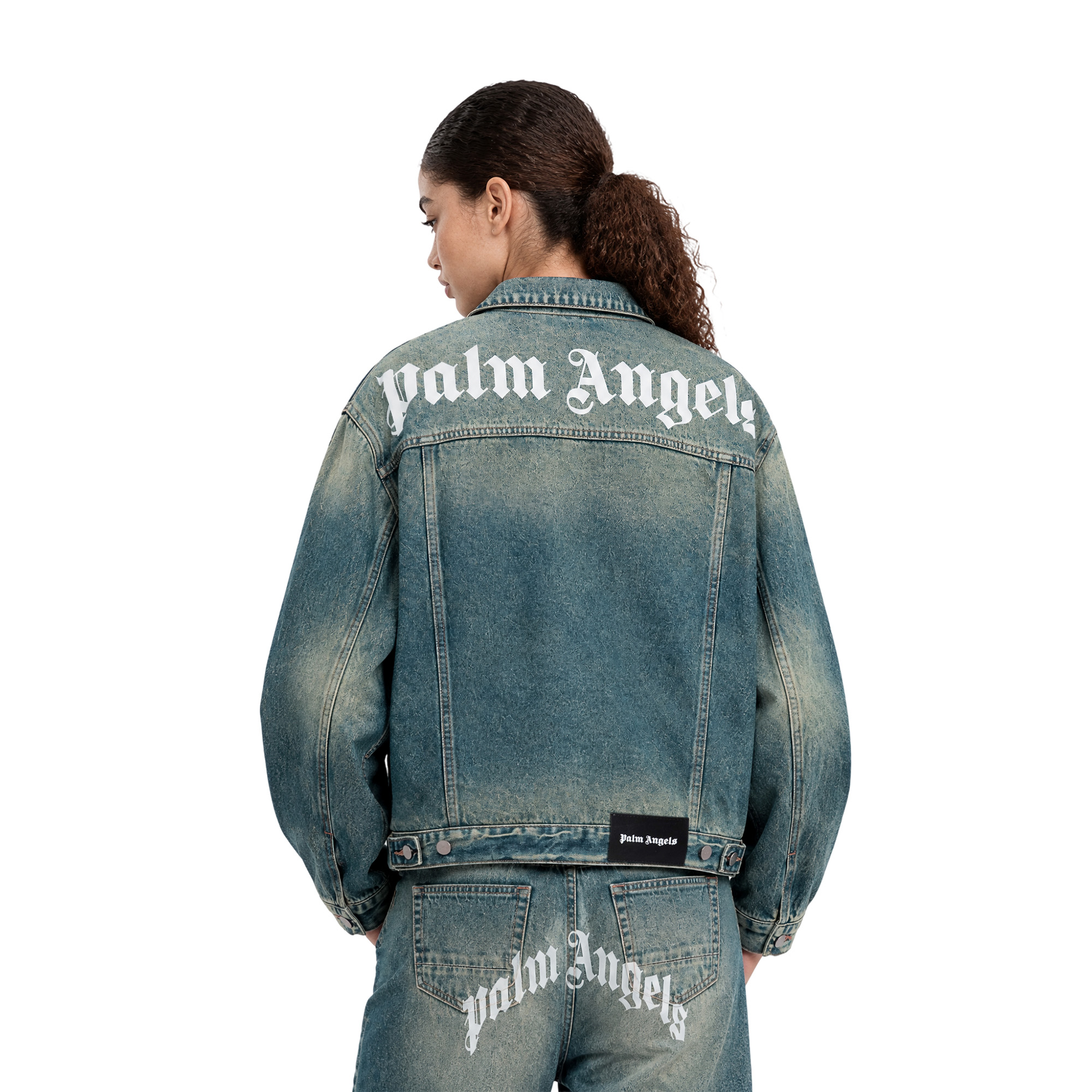 Куртка PALM ANGELS FW26 (голубая) — фото 7