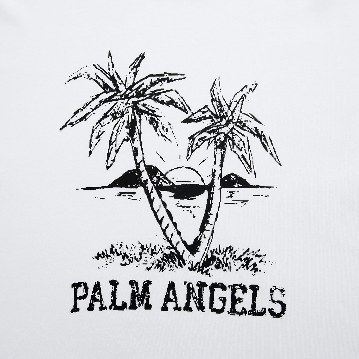Футболка PALM ANGELS (черная) — фото 5
