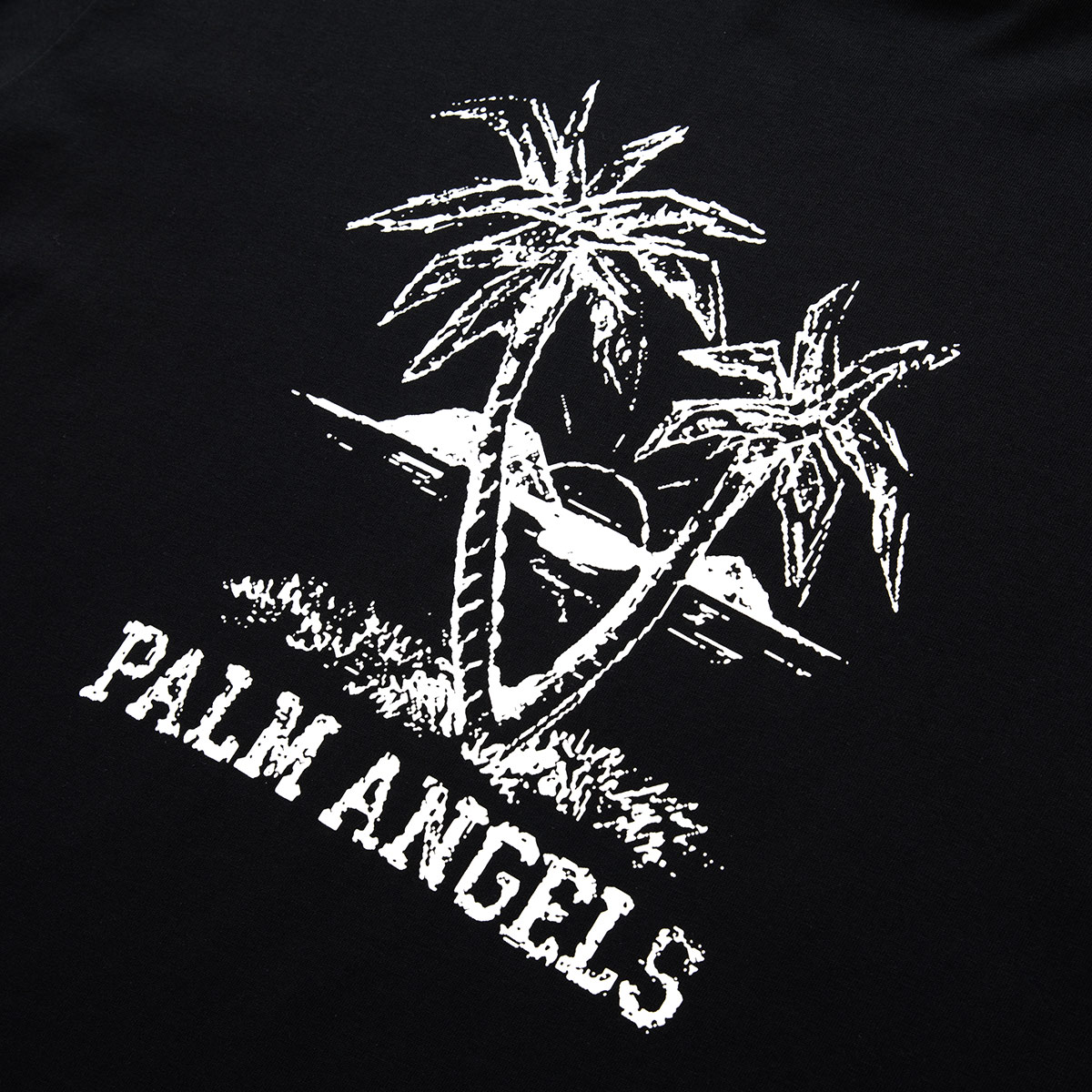 Футболка PALM ANGELS (черная) — фото 11