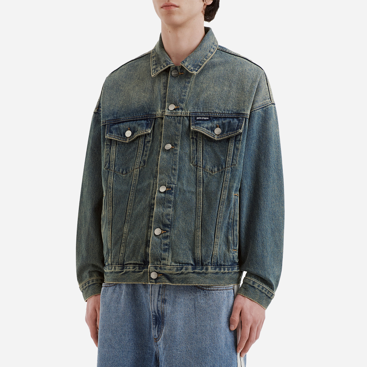 Унисекс куртка Palm Angels SS26 (синий) — фото 4