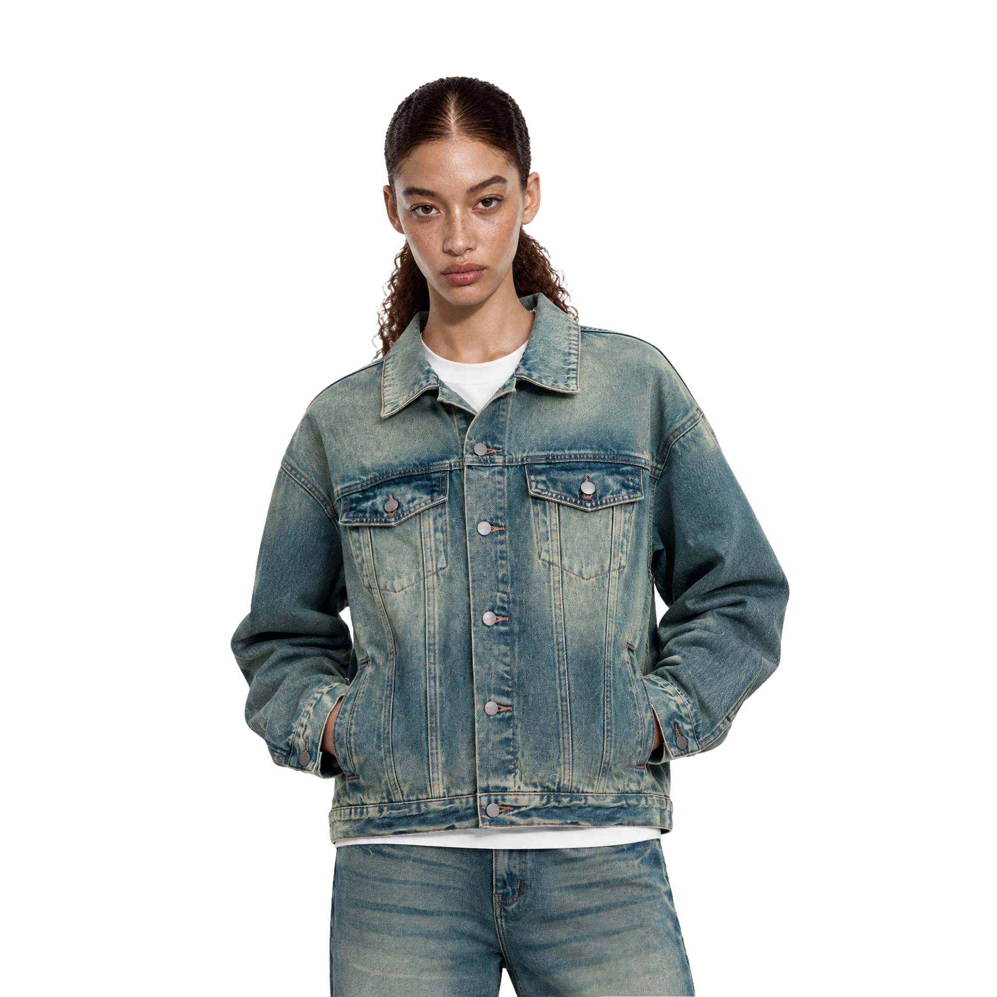 Куртка PALM ANGELS FW26 (голубая) — фото 6