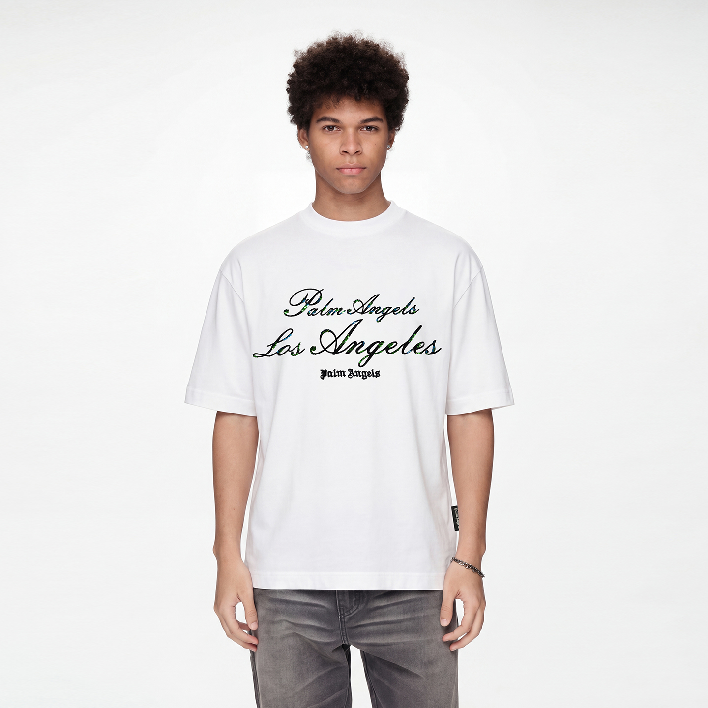 футболка PALM ANGELS SS26 (черная) — фото 9