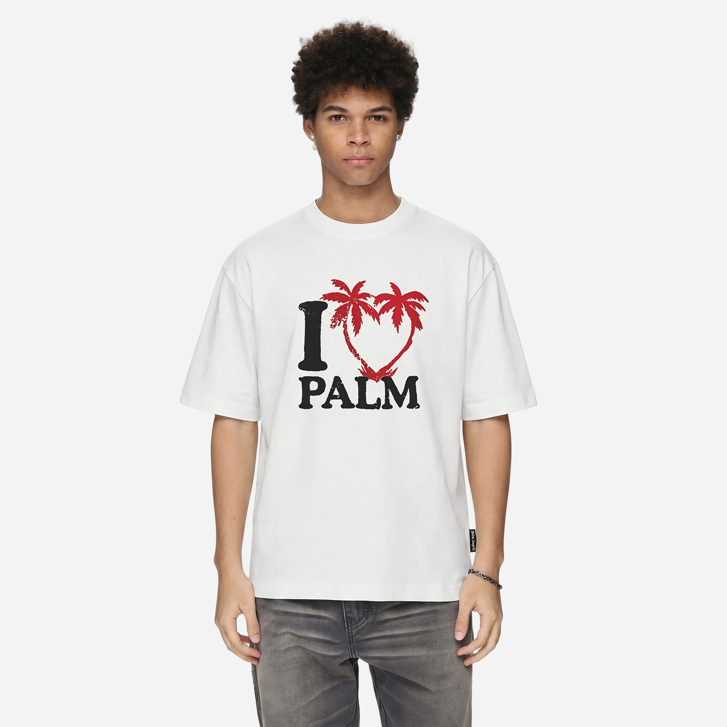Футболка PALM ANGELS SS256 T (белая) — фото 3