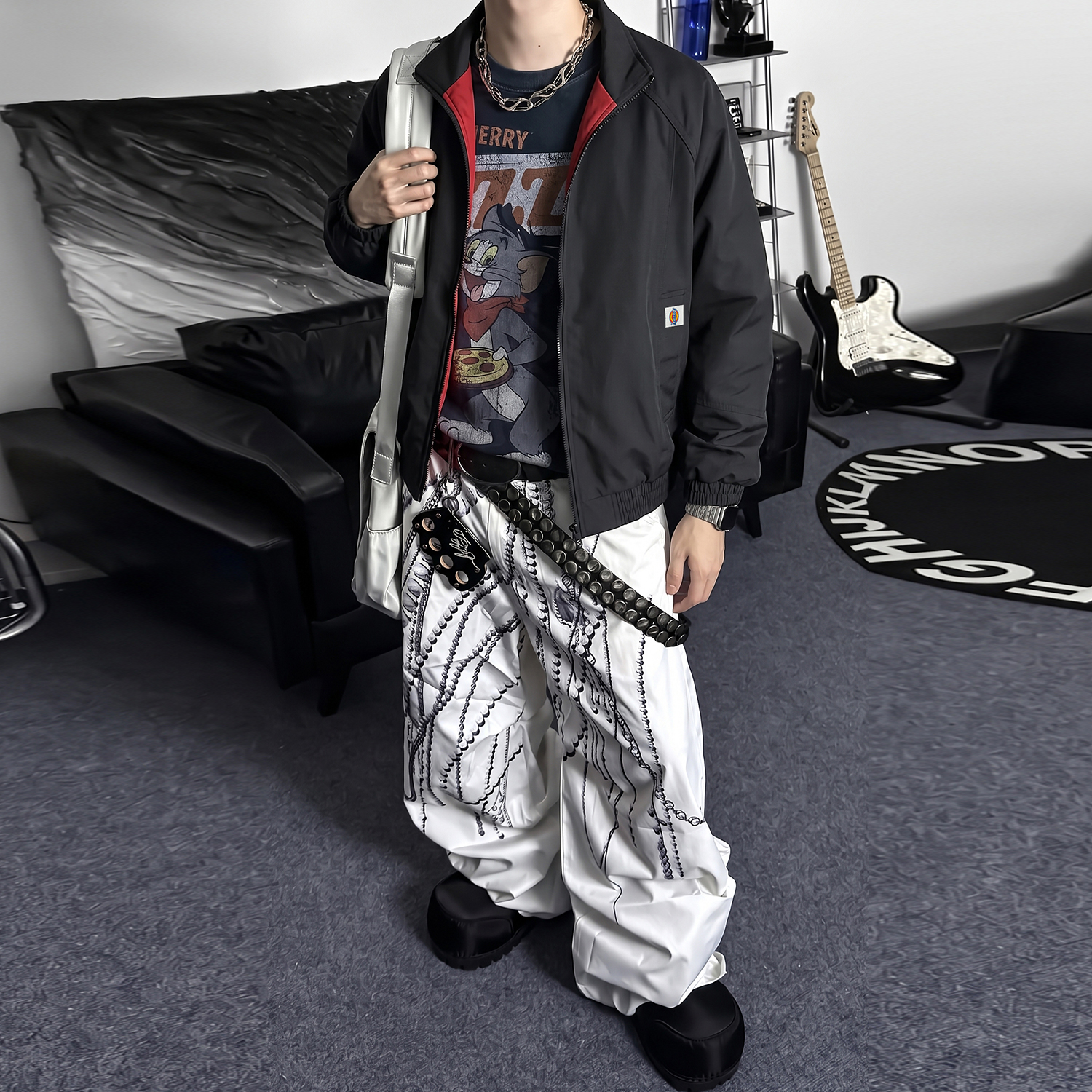 Куртка Dickies oversize (черная) — фото 14