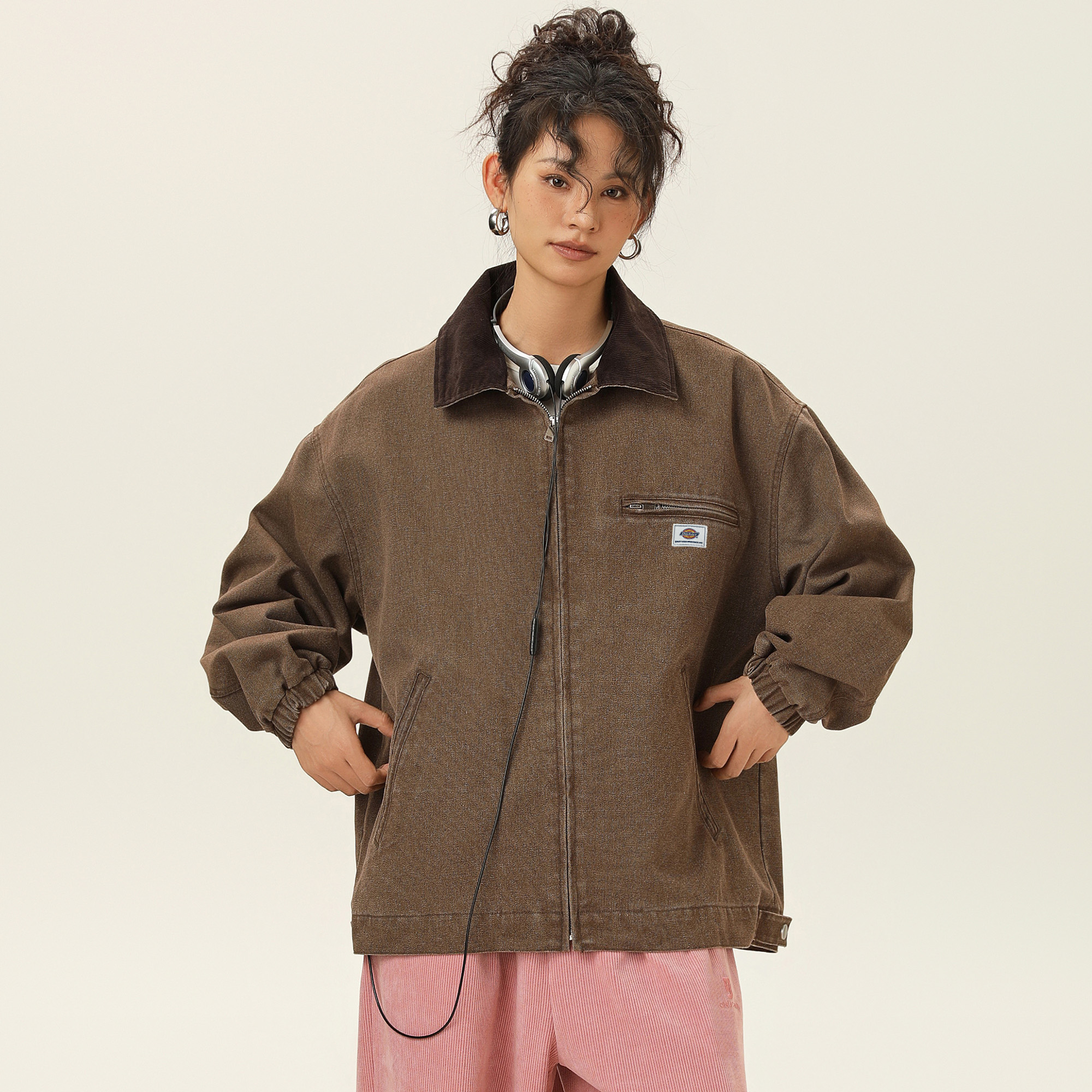 Куртка Dickies (коричневая) — фото 9