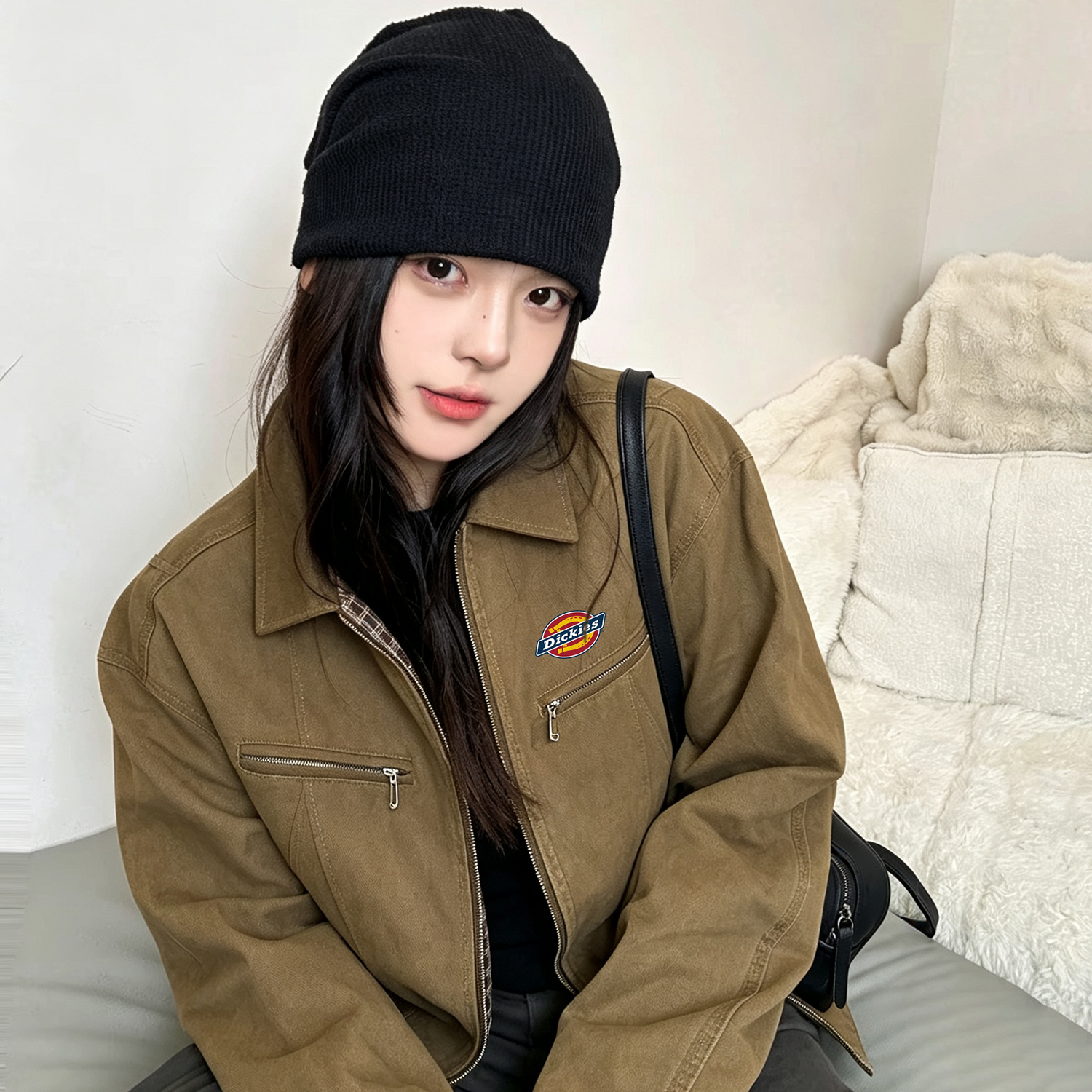 Куртка Dickies (бежевая) — фото 15