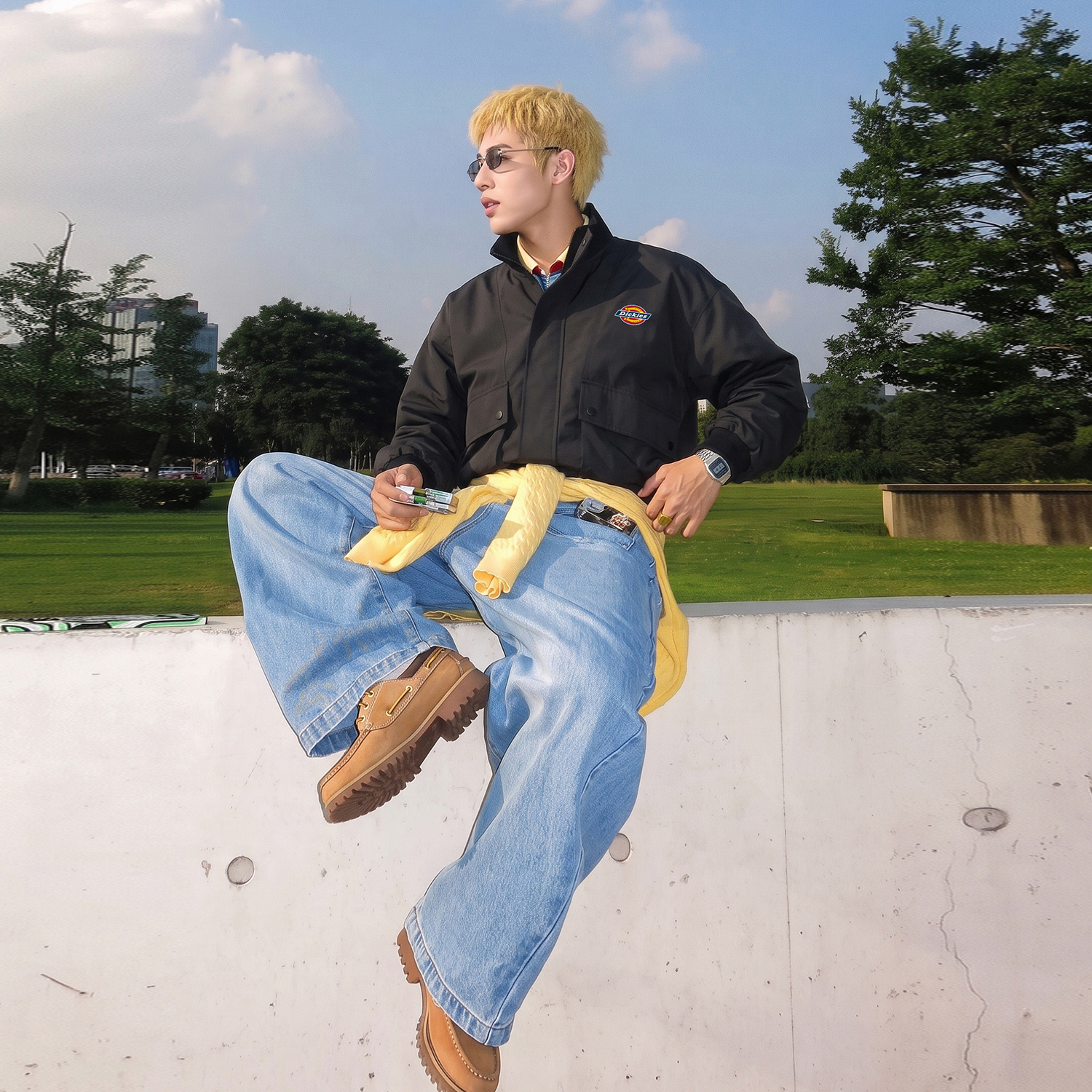 Куртка Dickies (черная) — фото 15