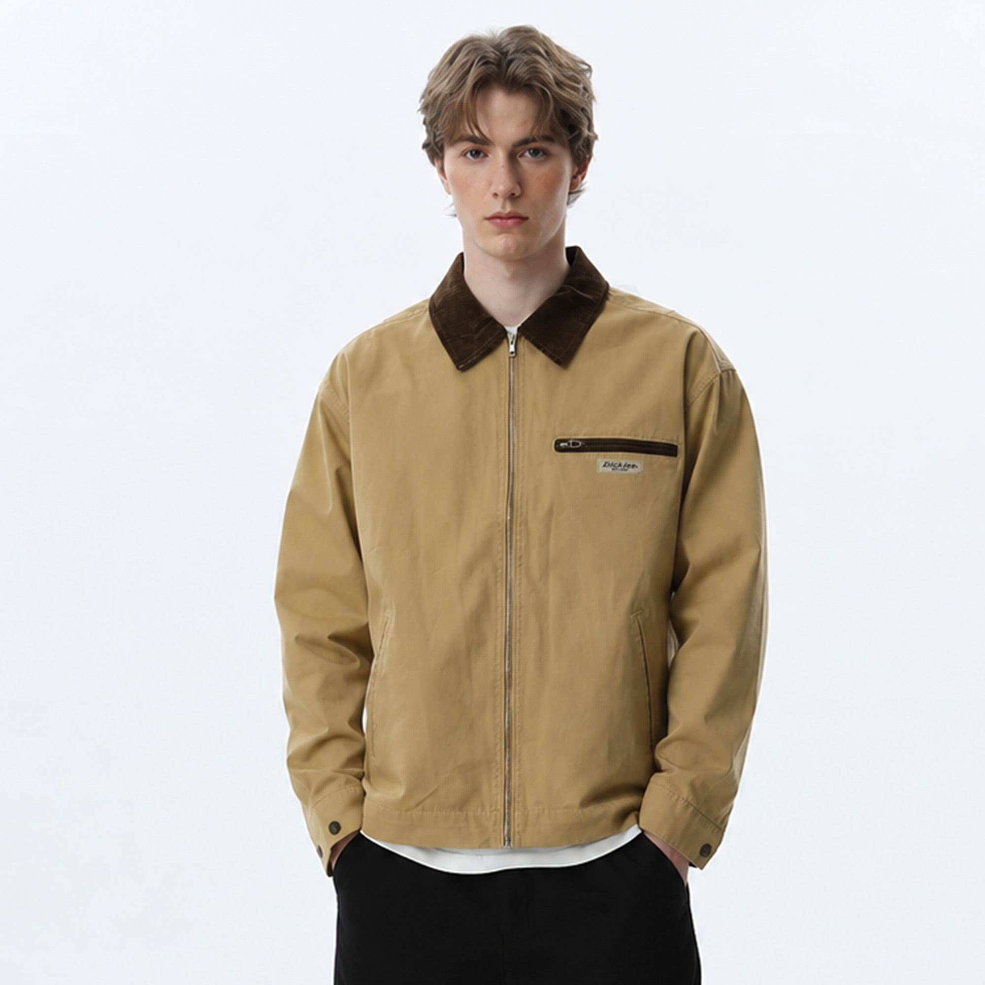 Куртка Dickies (коричнево-бежевая) — фото 3