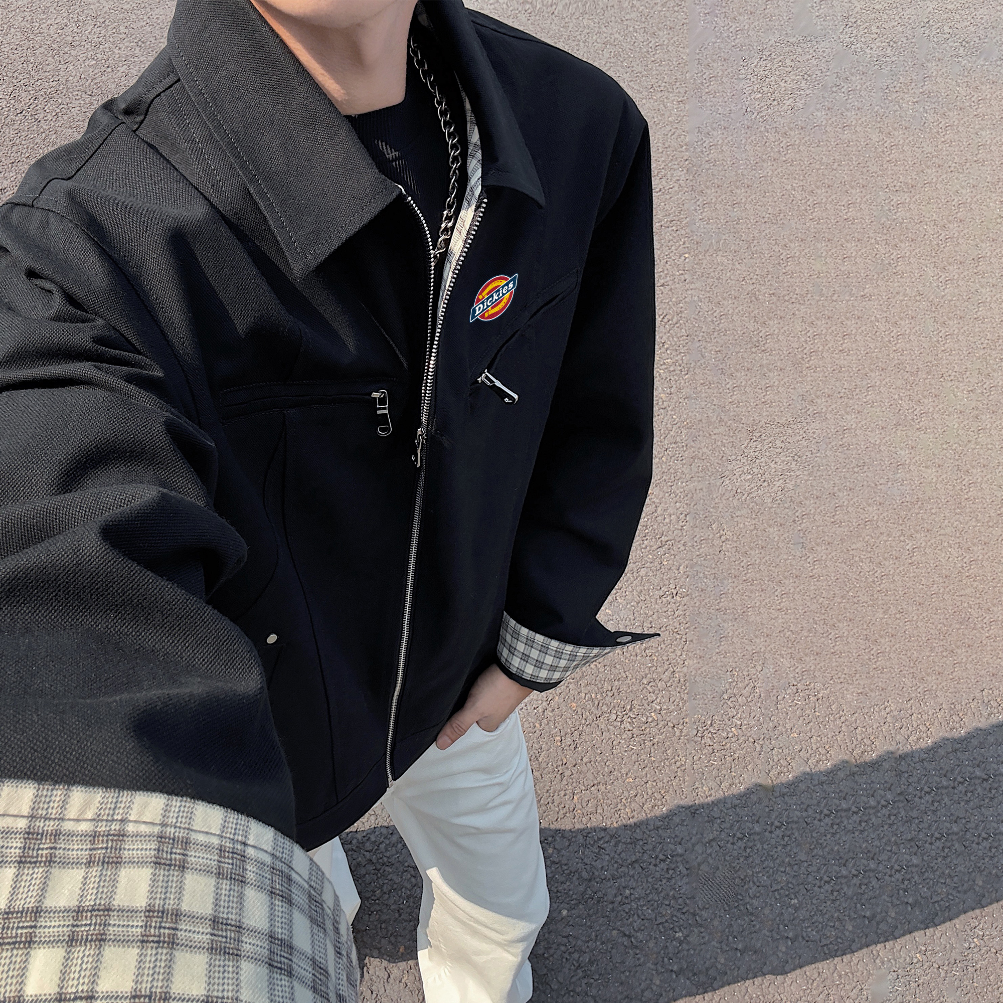 Куртка Dickies (бежевая) — фото 3
