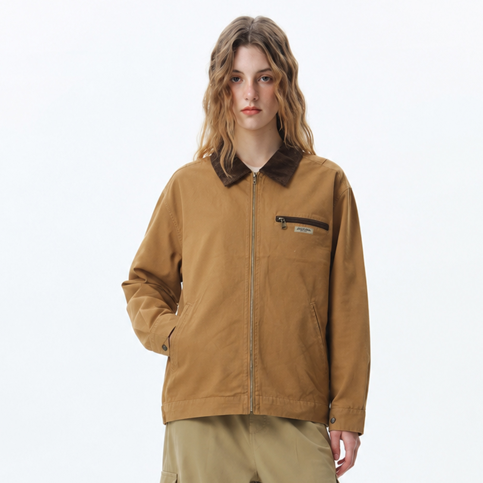 Куртка Dickies (коричнево-бежевая) — фото 7
