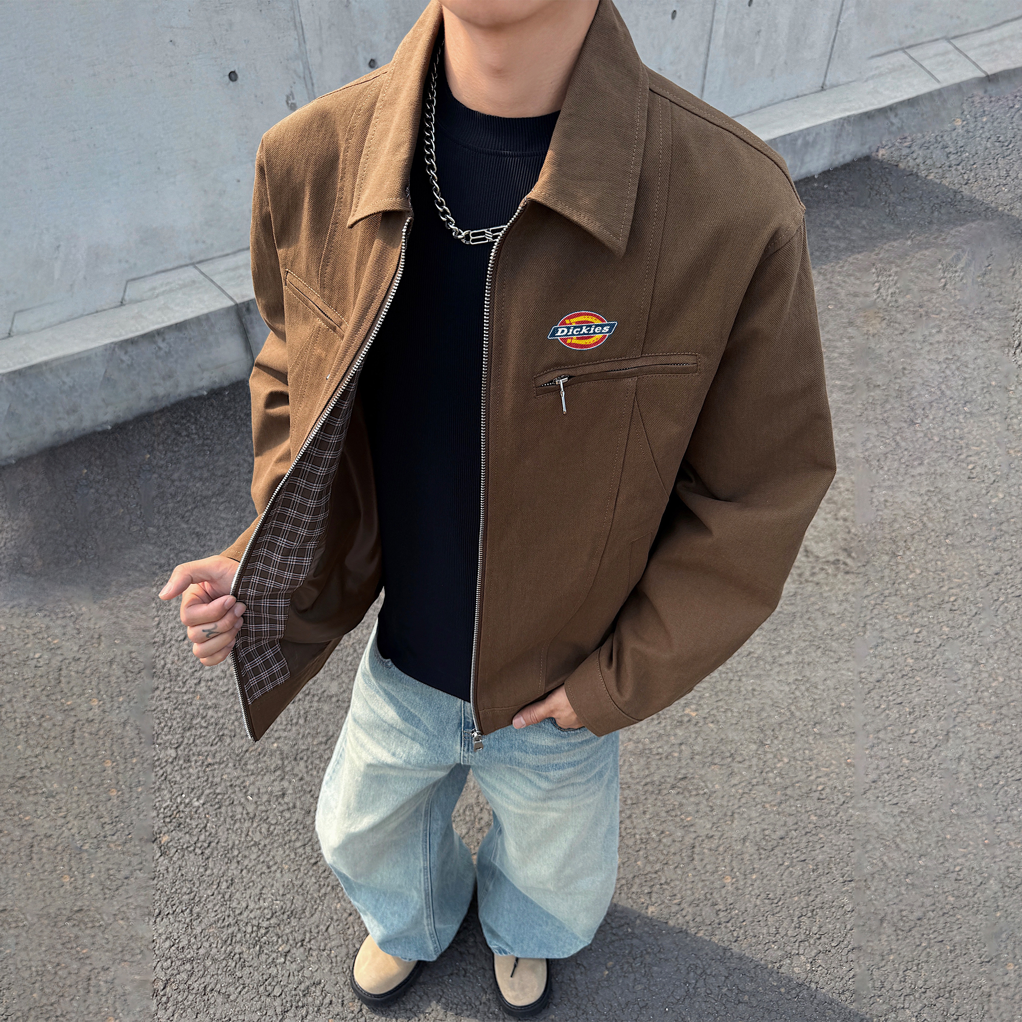 Куртка Dickies (бежевая) — фото 11