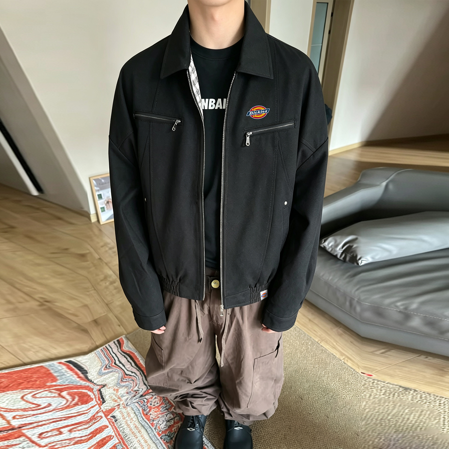 Куртка Dickies (бежевая) — фото 4