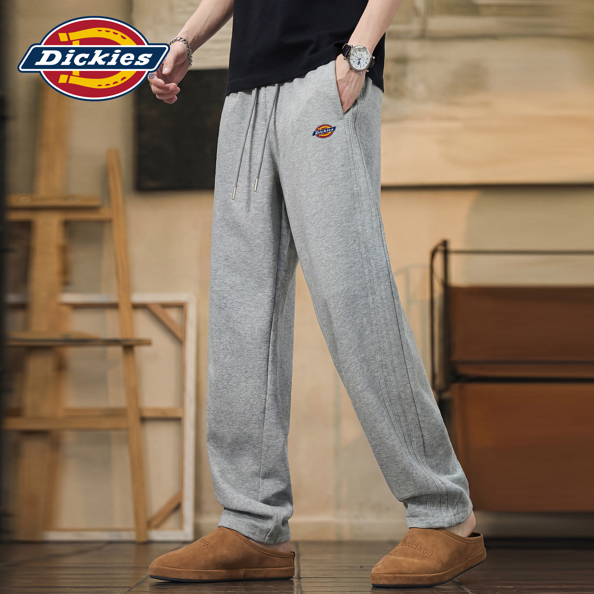 Штаны Dickies (светло-серые) — фото 11