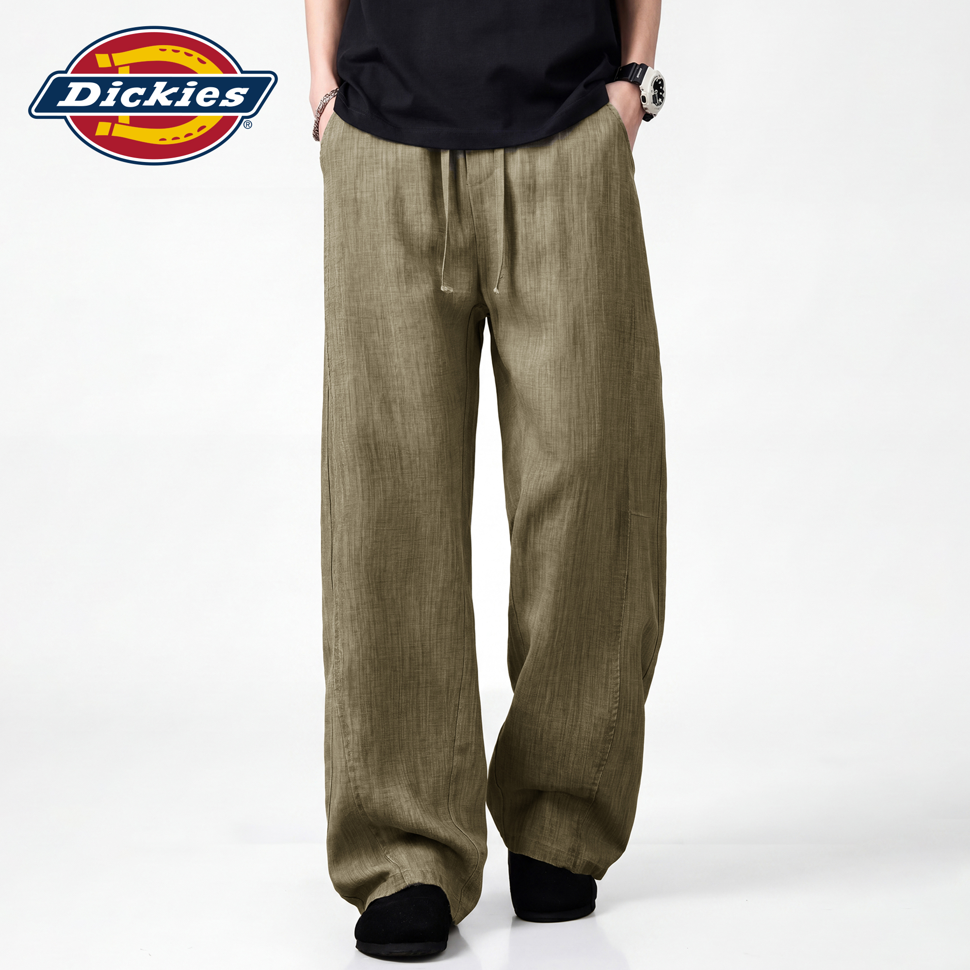 штаны Dickies (зеленый) — фото 8
