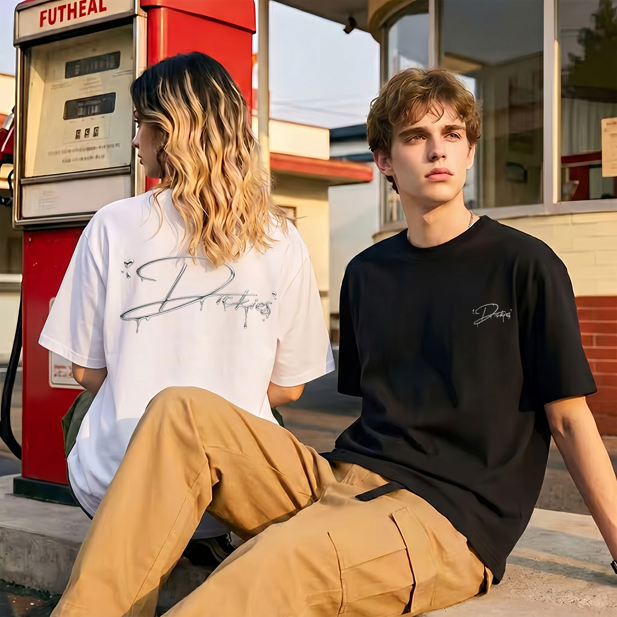 Футболка Dickies (серая) — фото 23