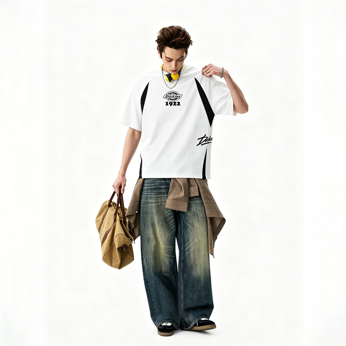 Футболка Dickies DKU262NKTMV2-AY9 (бежевая) — фото 8