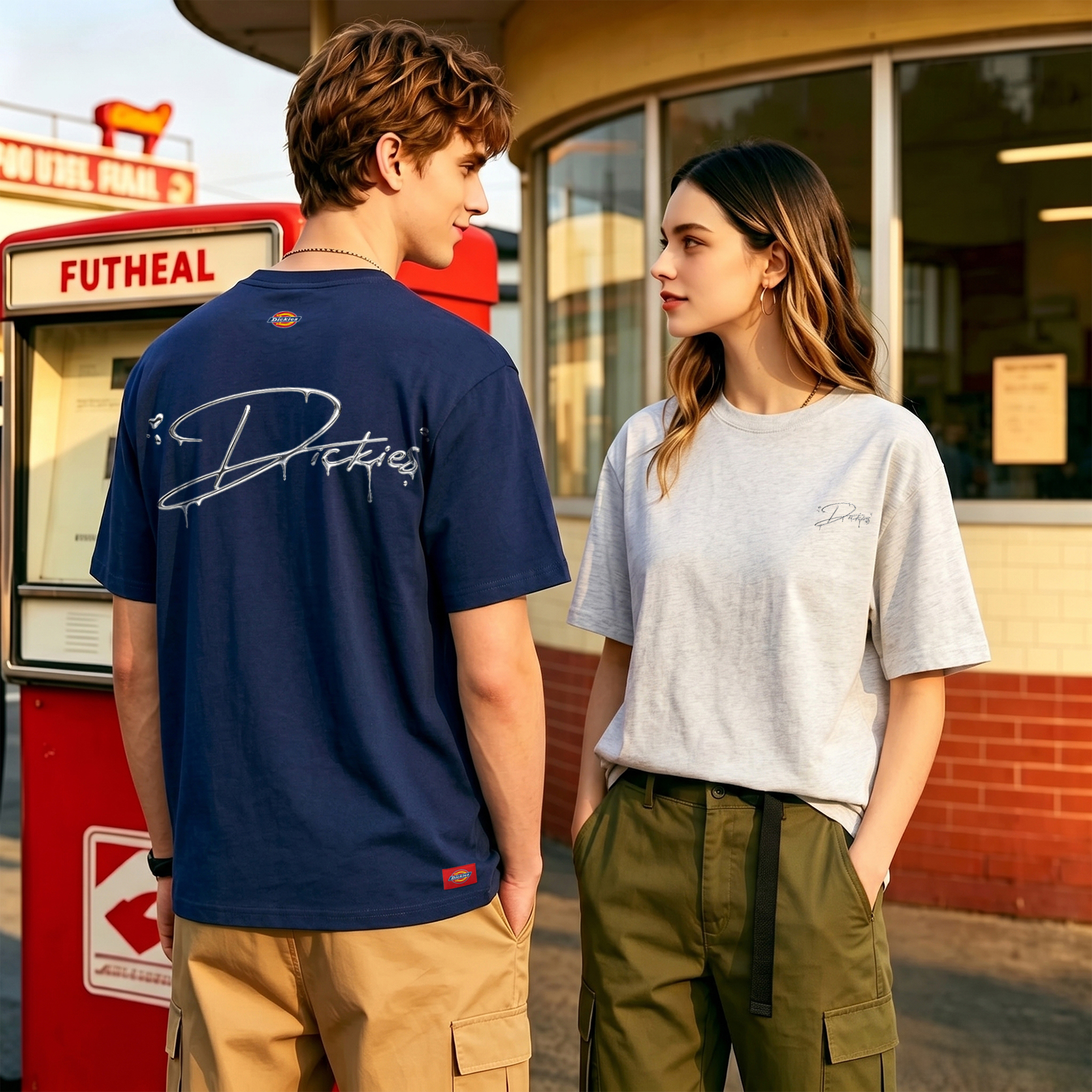 Футболка Dickies (серая) — фото 27