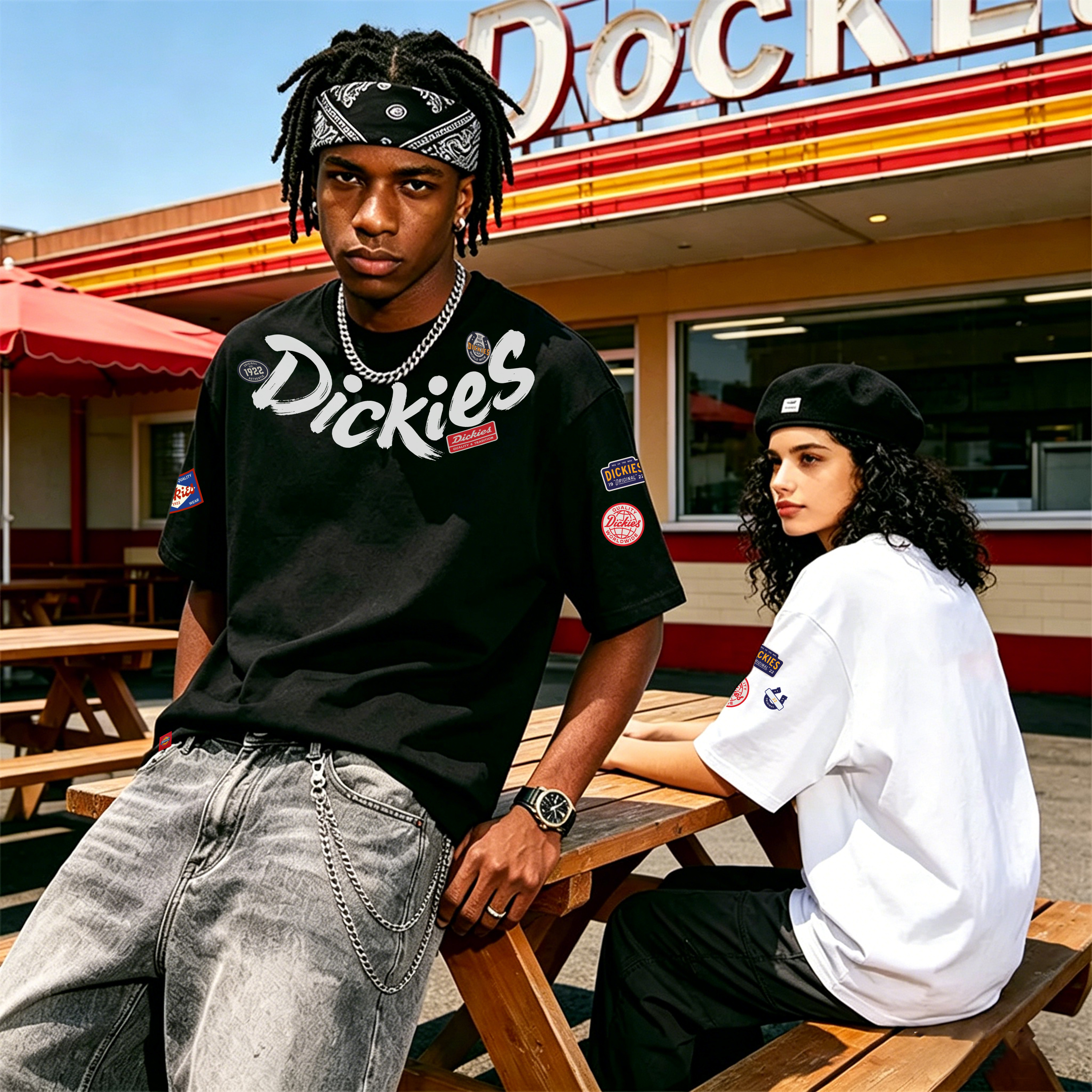 Футболка Dickies Clean Fit (черная) — фото 4