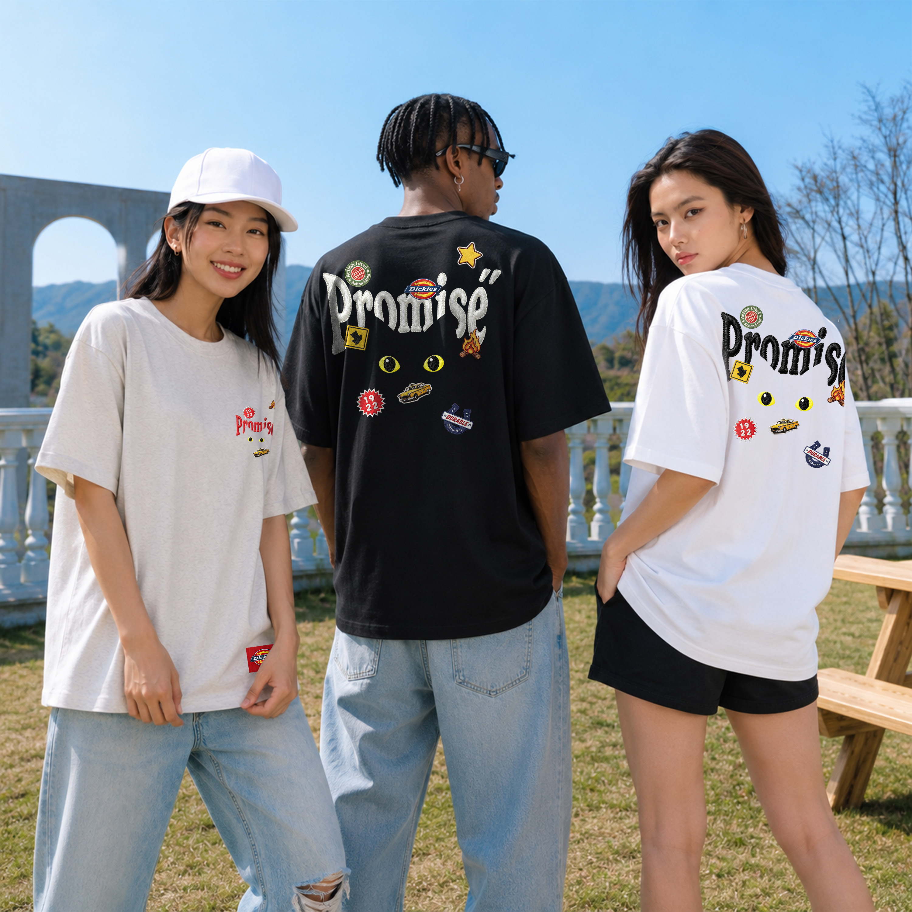 Футболка Dickies 280gLogo T (черная) — фото 11