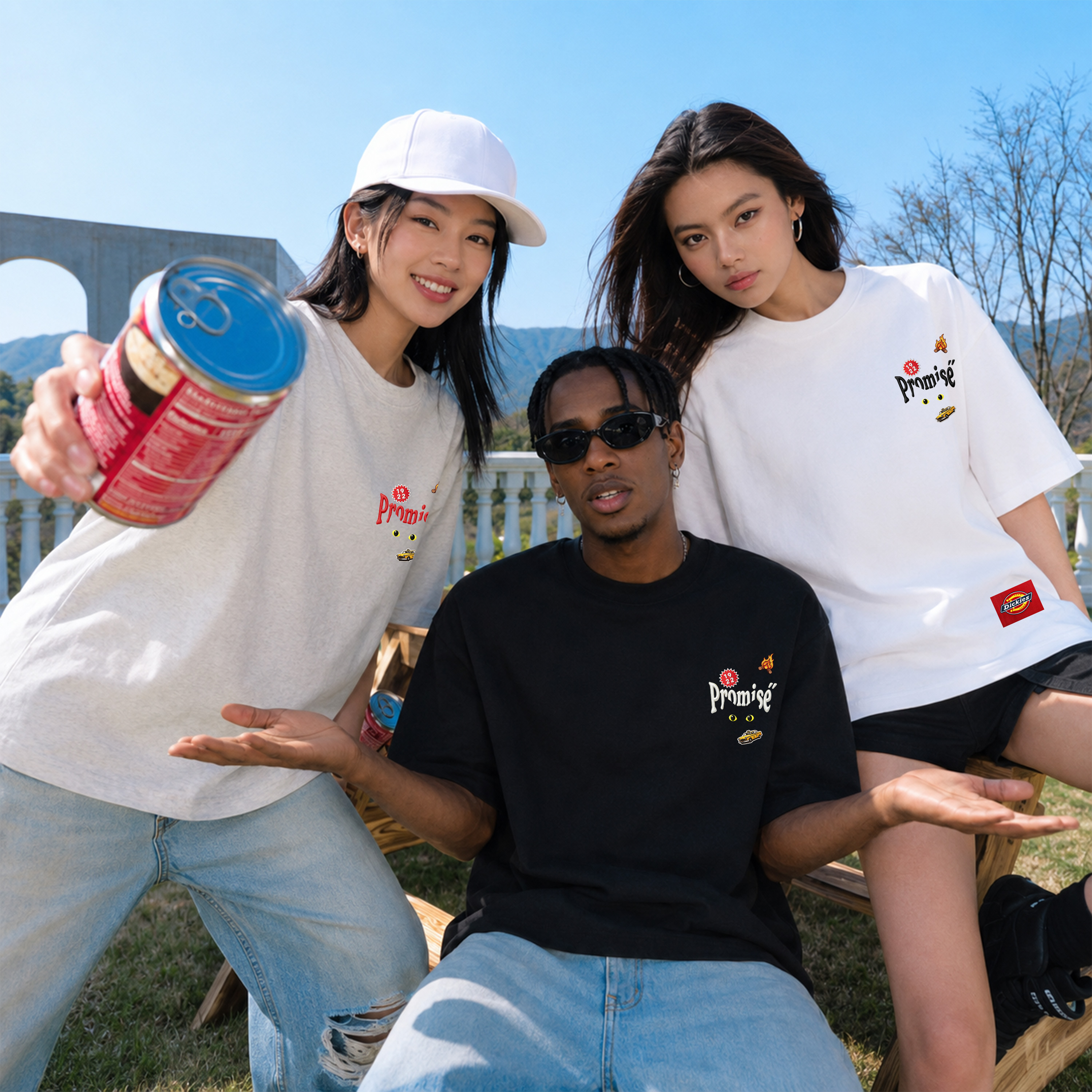 Футболка Dickies 280gLogo T (черная) — фото 12