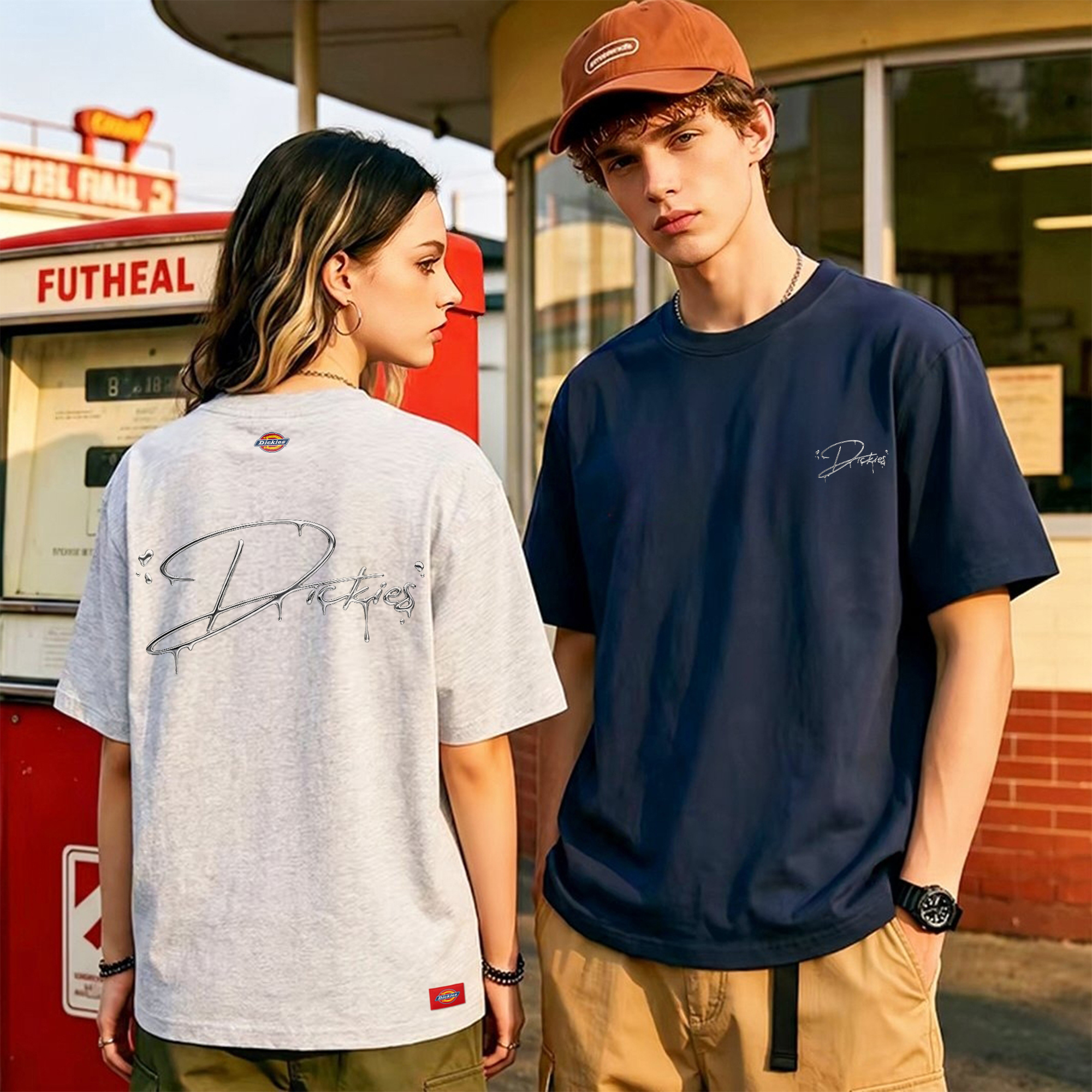 Футболка Dickies (серая) — фото 26