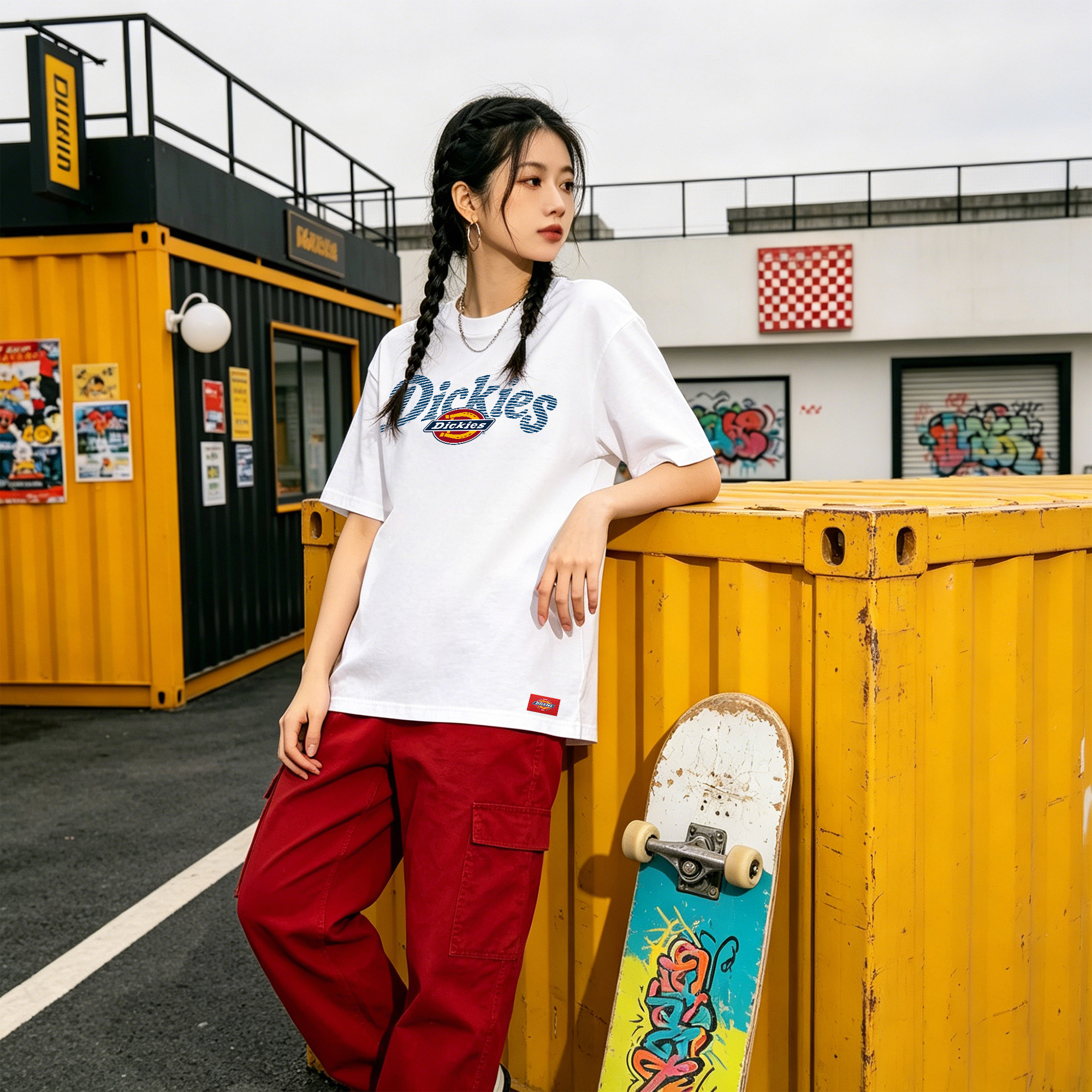 Футболка Dickies 280cleanfit T (белая) — фото 11