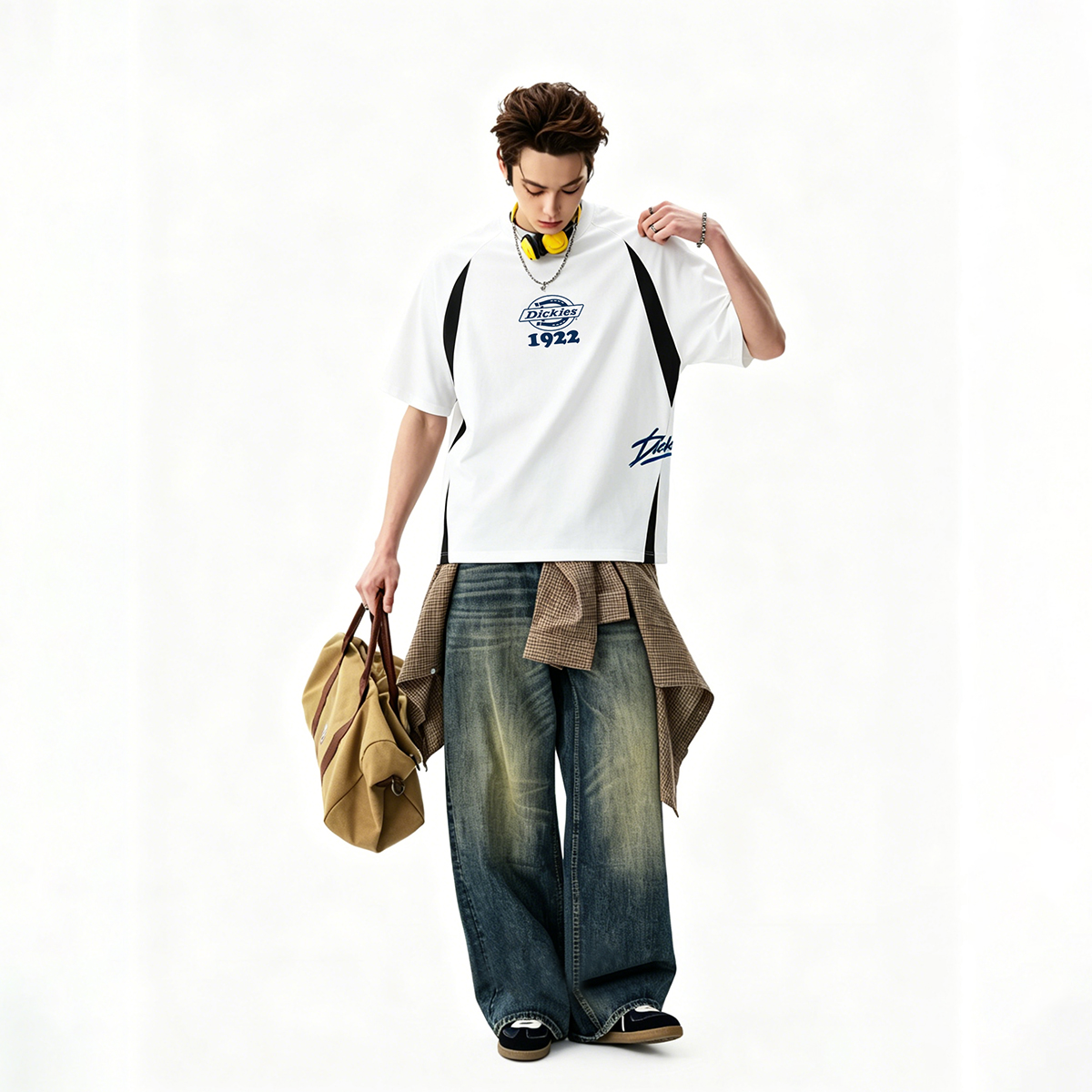 Футболка Dickies DKU262NKTMV2-AY9 (бежевая) — фото 16