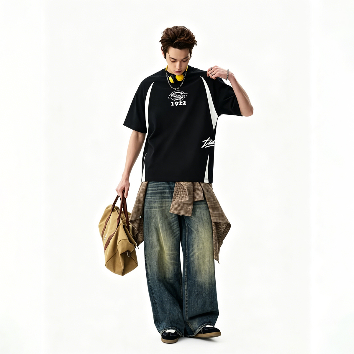 Футболка Dickies DKU262NKTMV2-AY9 (бежевая) — фото 4