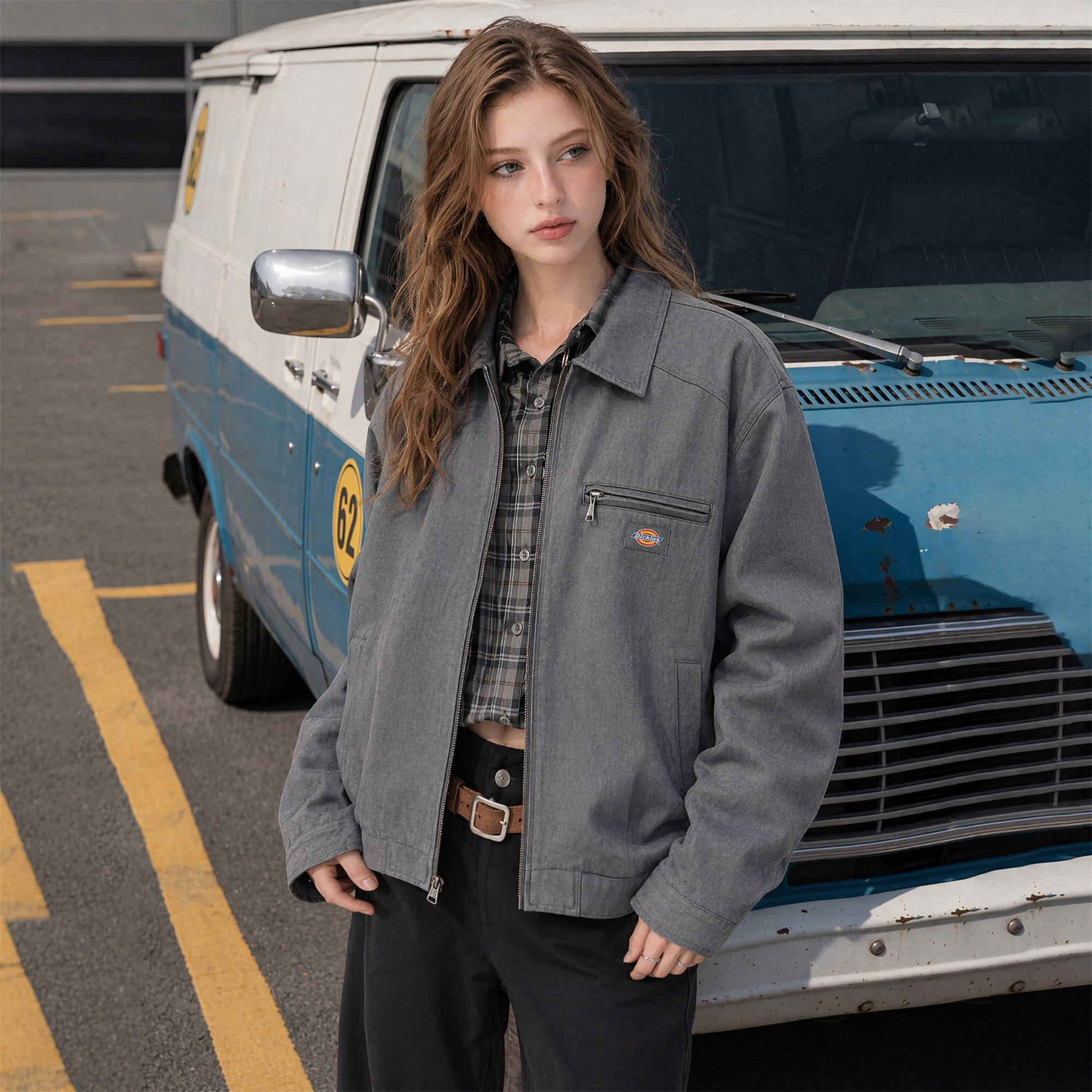 Куртка Dickies LogoCleanfit (коричневая) — фото 4