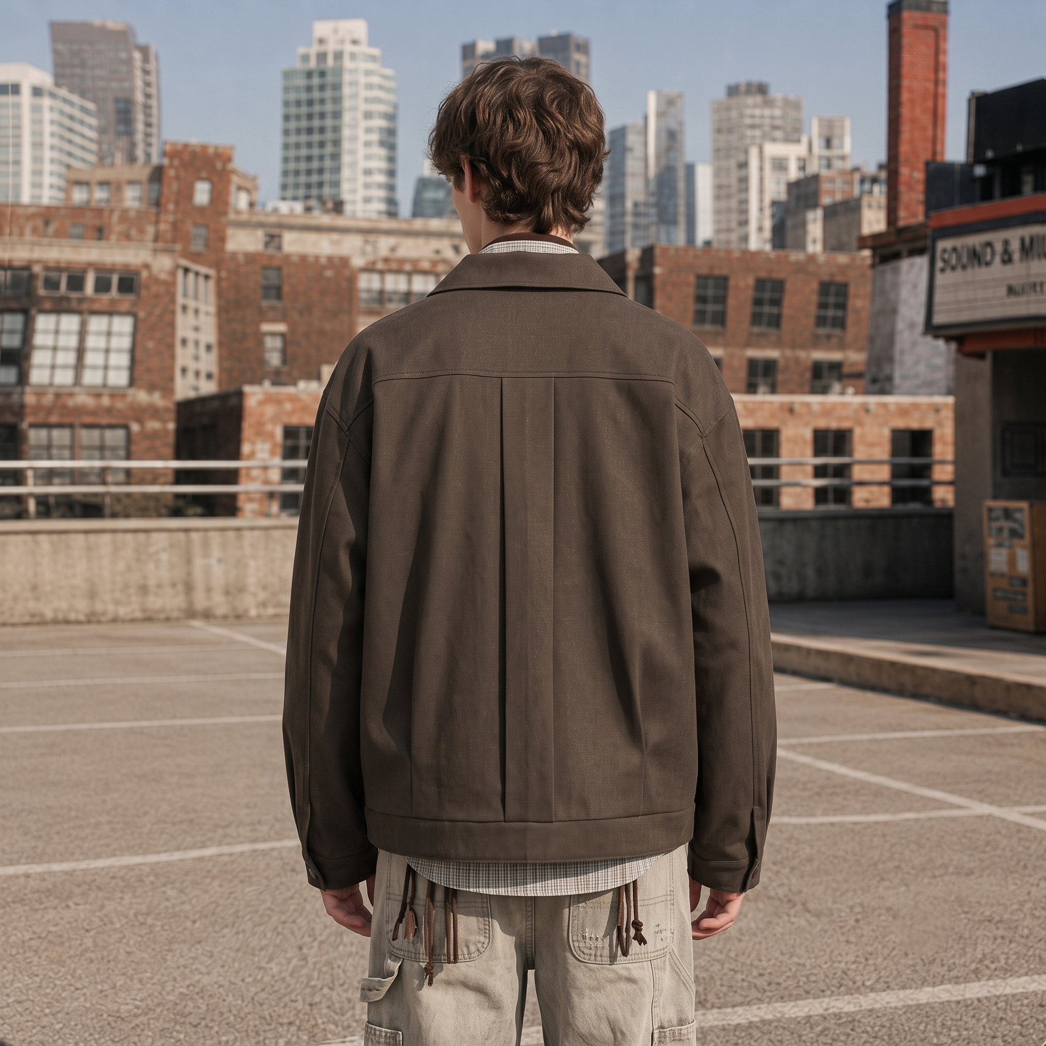 Куртка Dickies LogoCleanfit (коричневая) — фото 17