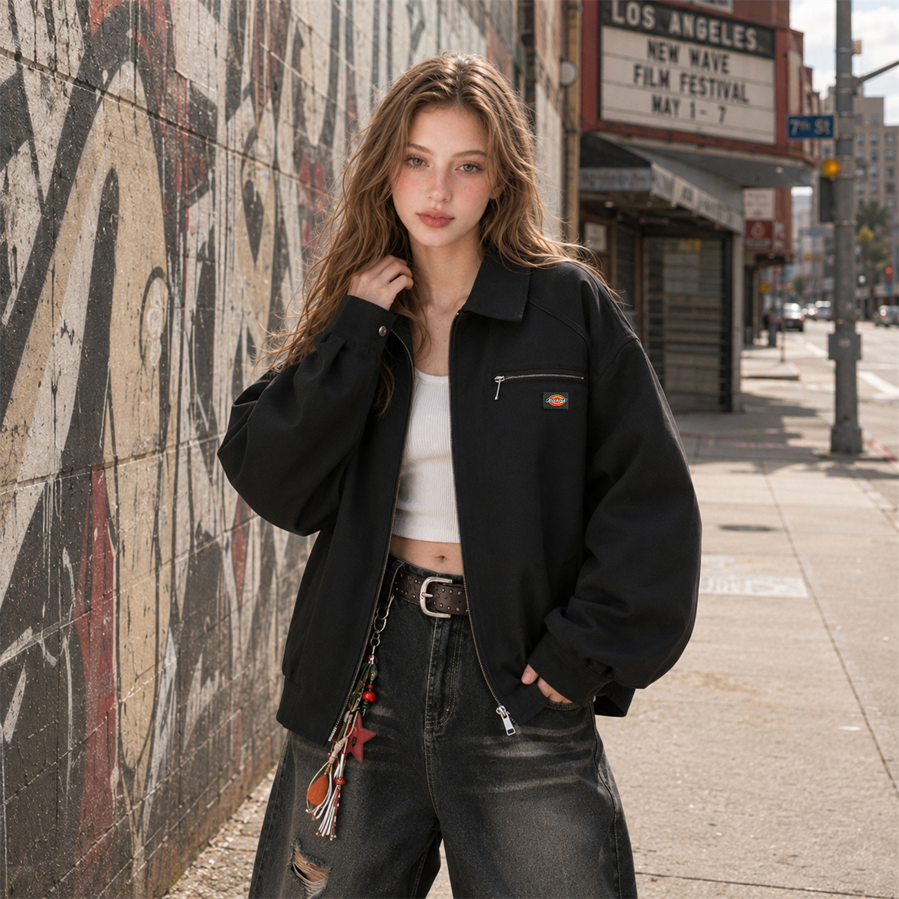 Куртка Dickies LogoCleanfit (коричневая) — фото 8