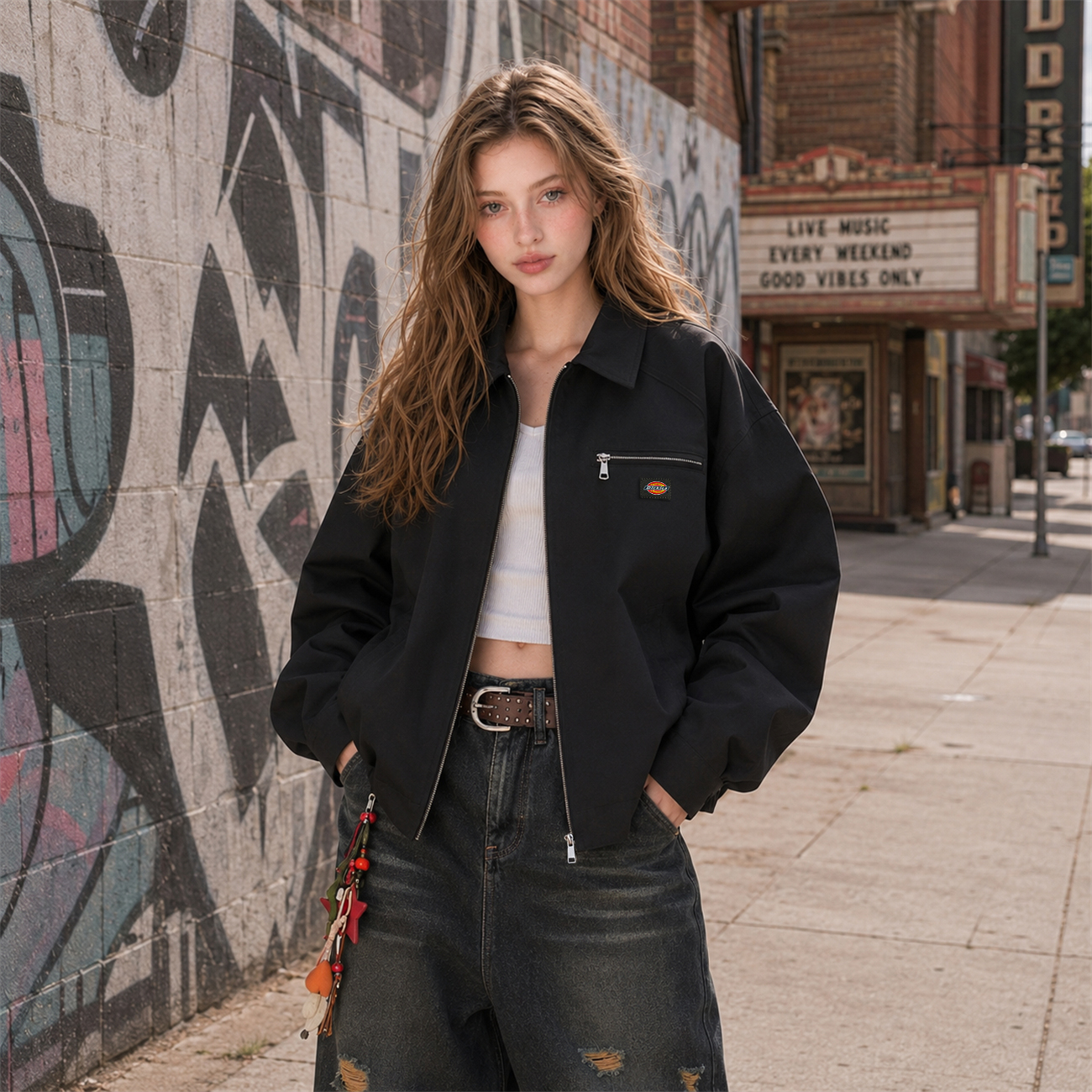 Куртка Dickies LogoCleanfit (коричневая) — фото 10