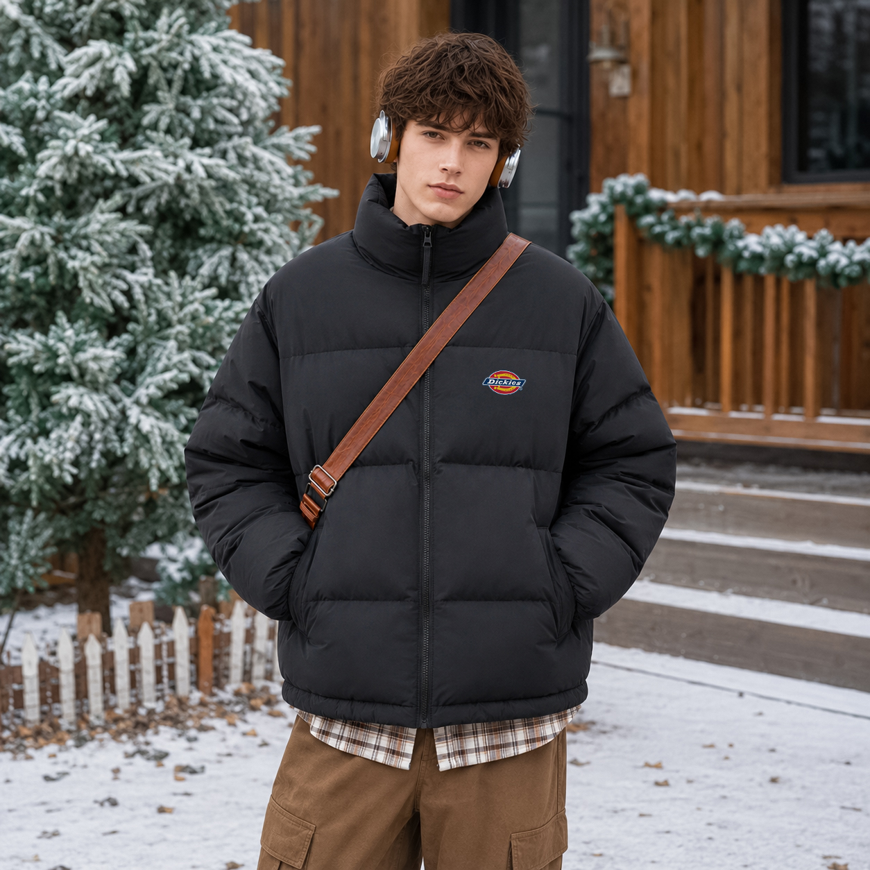 Пуховик Dickies (черный) — фото 3