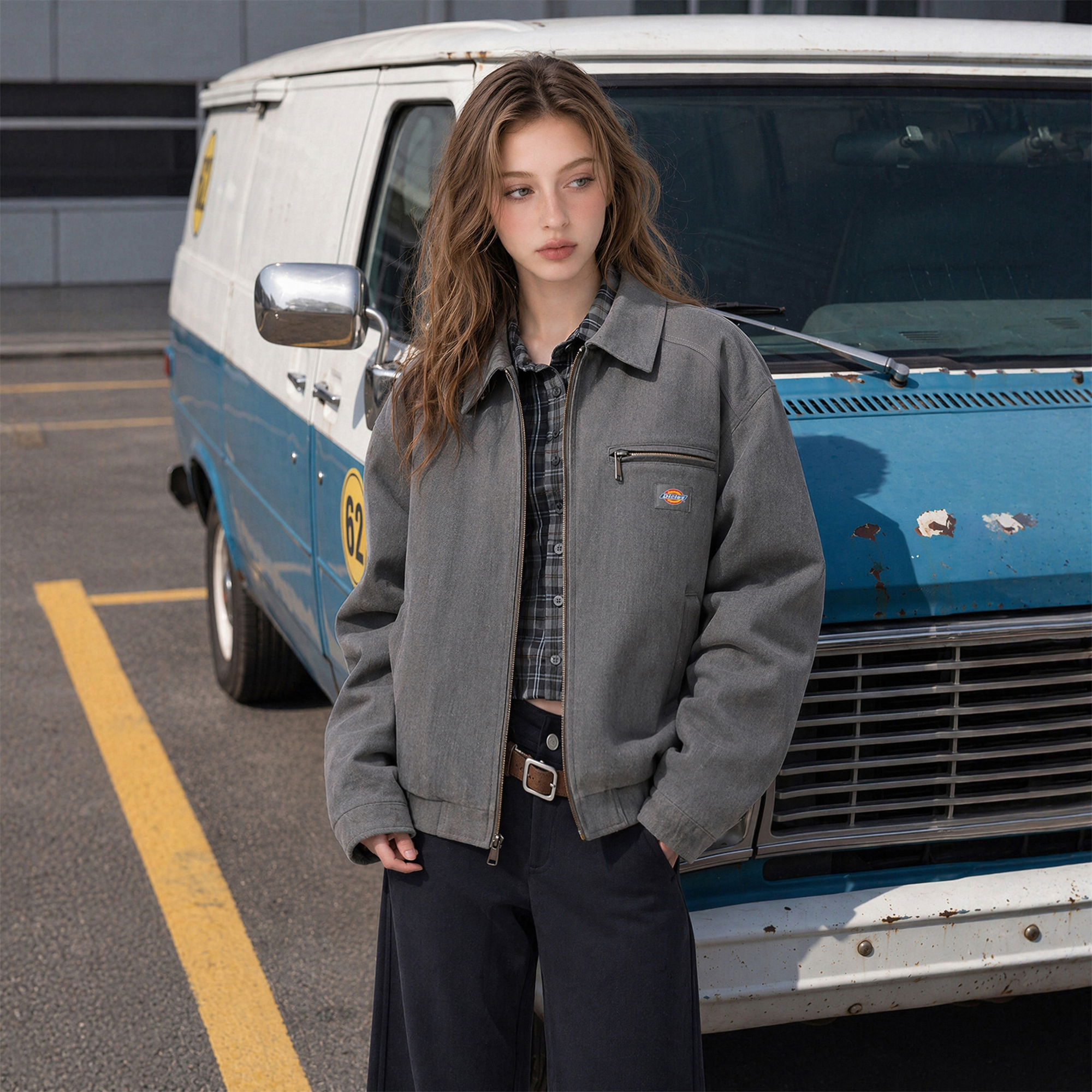 Куртка Dickies LogoCleanfit (коричневая) — фото 3