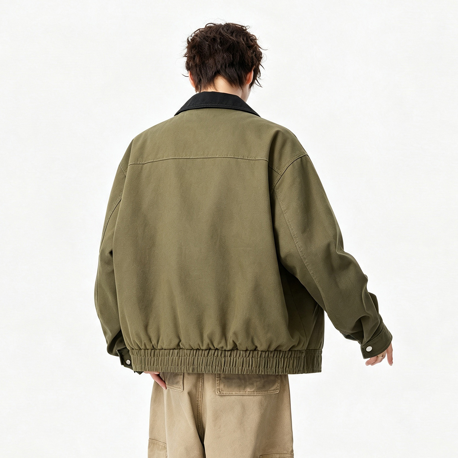 Мужская куртка Dickies Bomber300Logo (коричневая) — фото 12