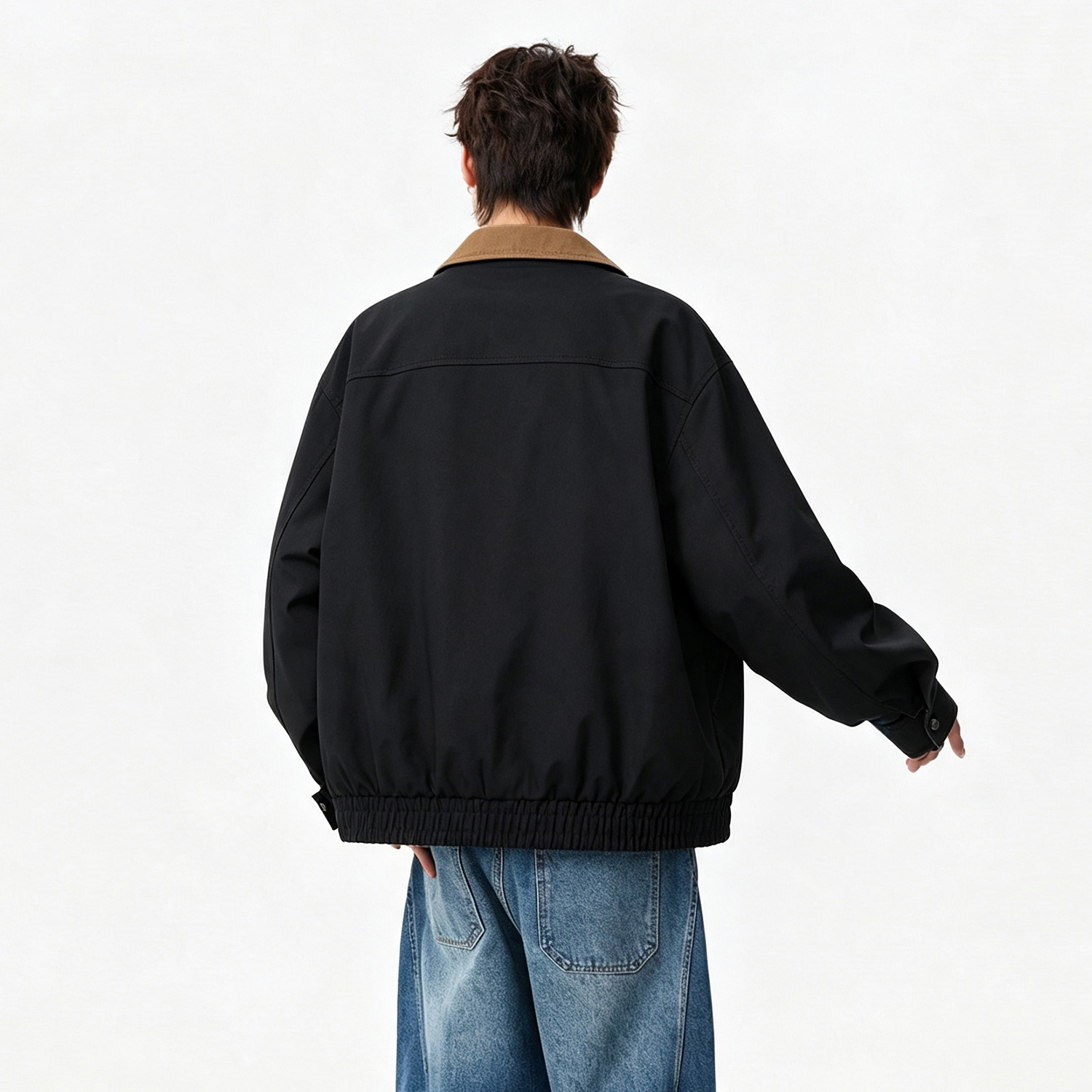 Мужская куртка Dickies Bomber300Logo (коричневая) — фото 4